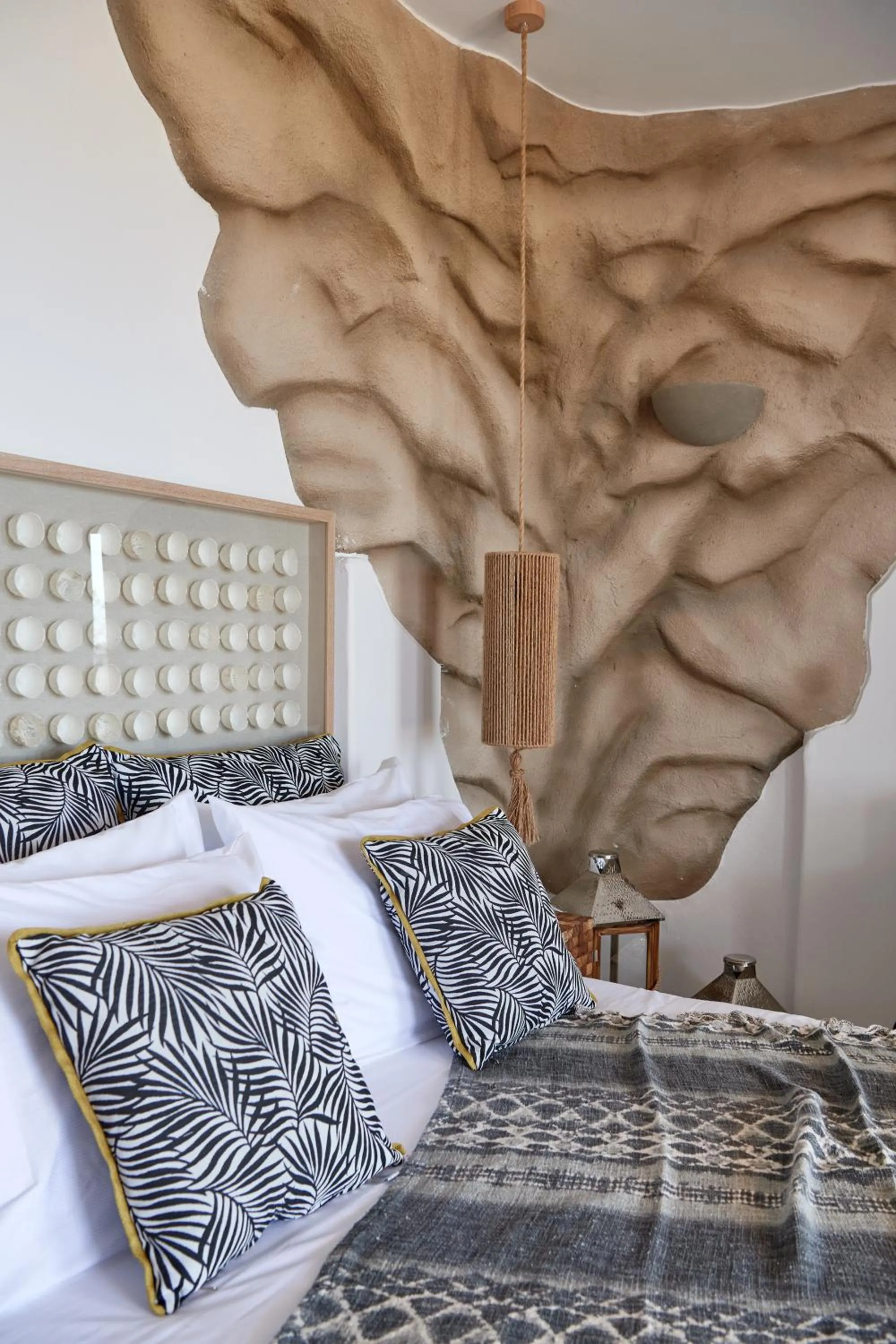 Decorative detail, Bed in Mythic Paros , Adults Only
