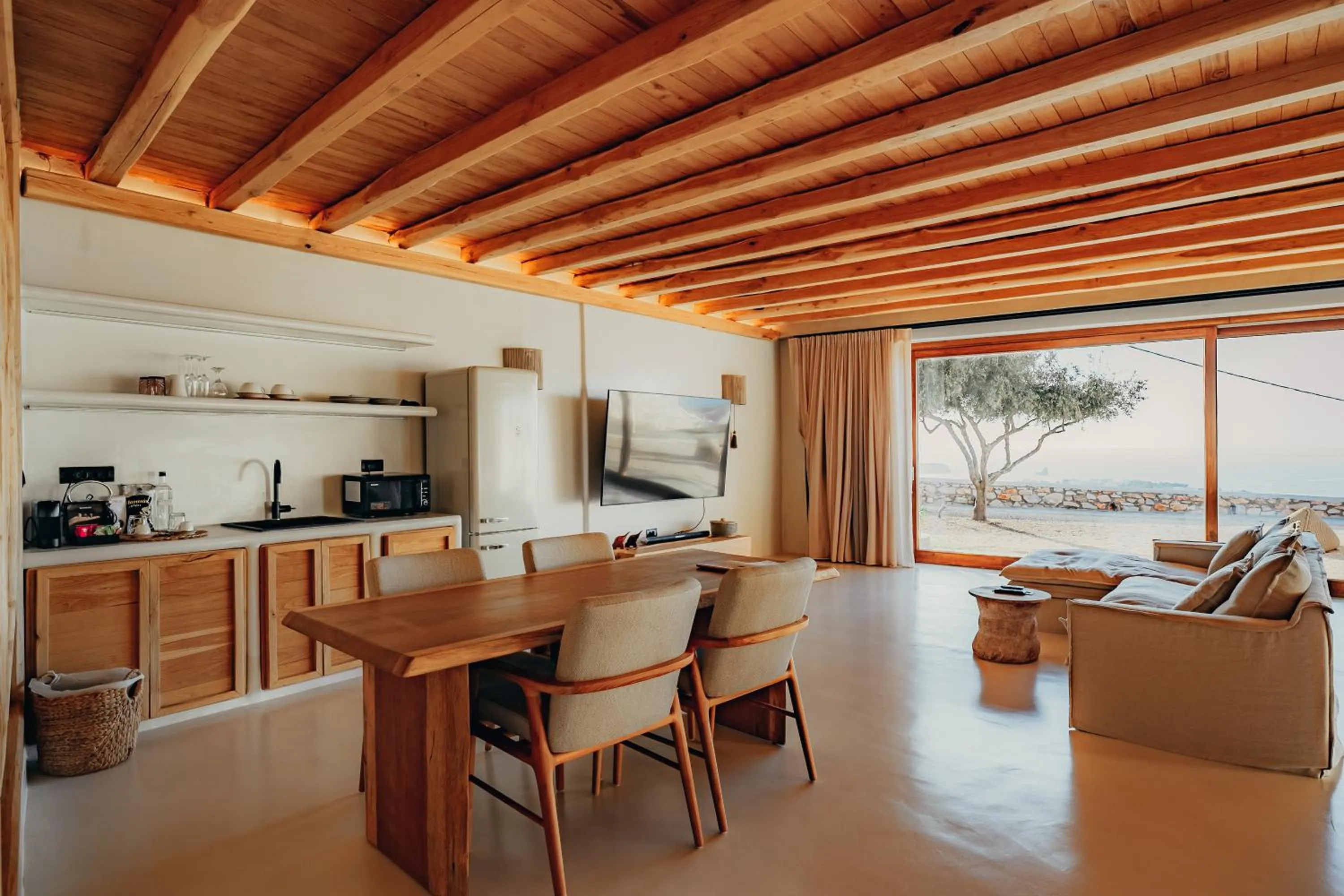 Living room in Mythic Paros , Adults Only