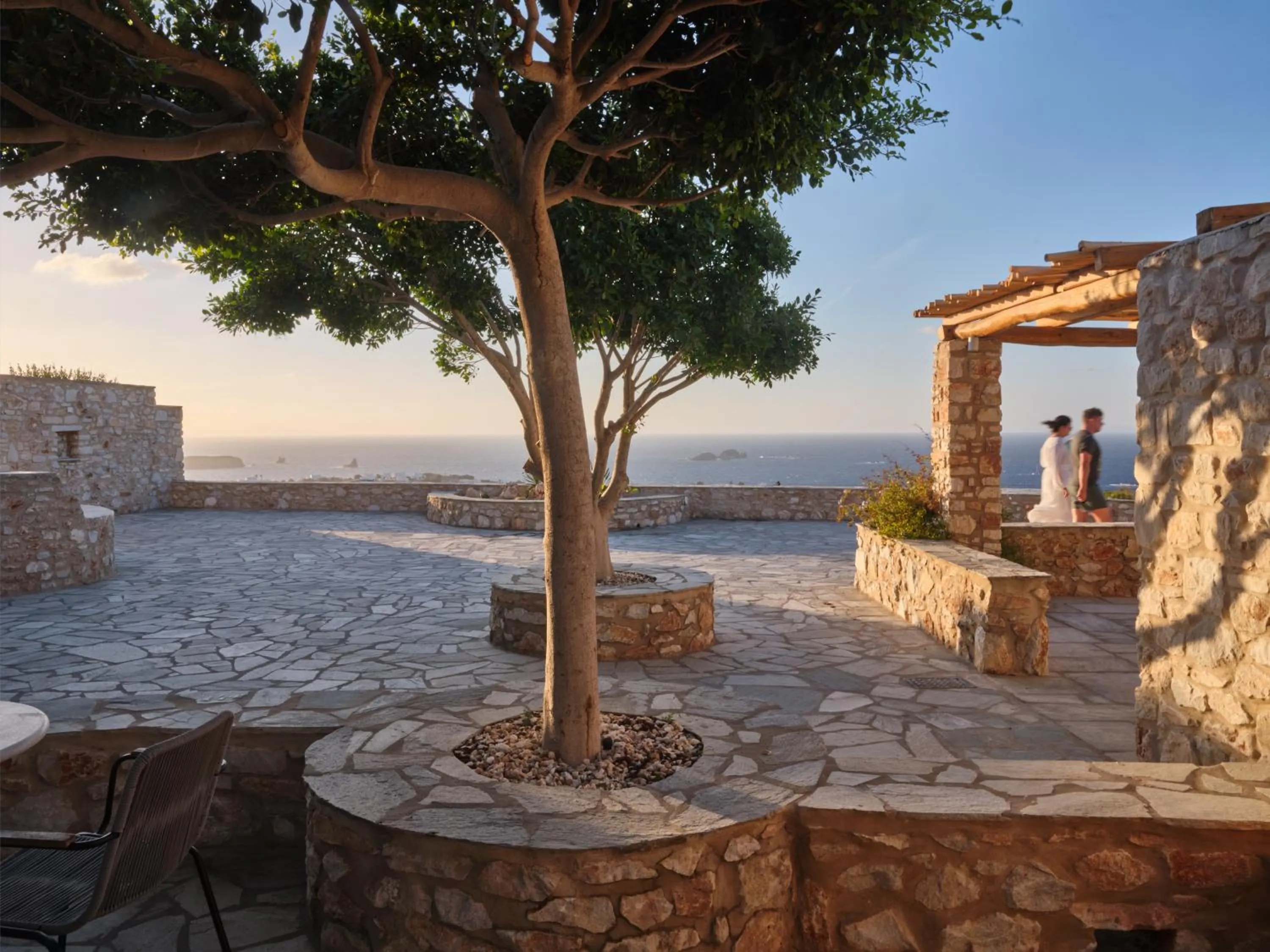 Patio in Mythic Paros , Adults Only