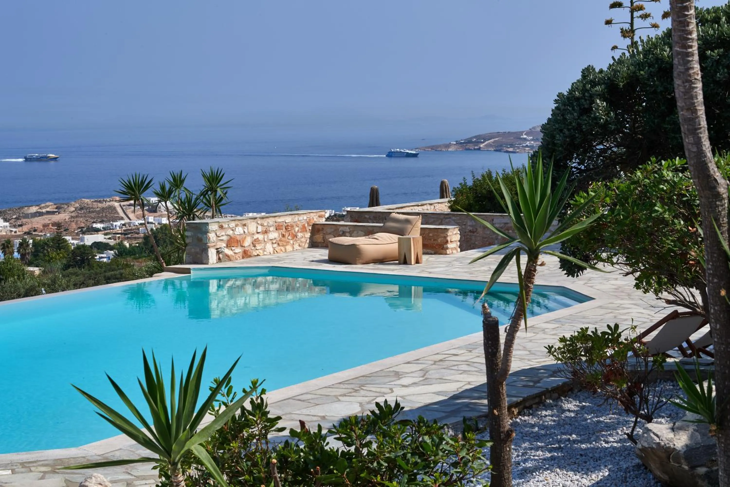 Swimming pool in Mythic Paros , Adults Only