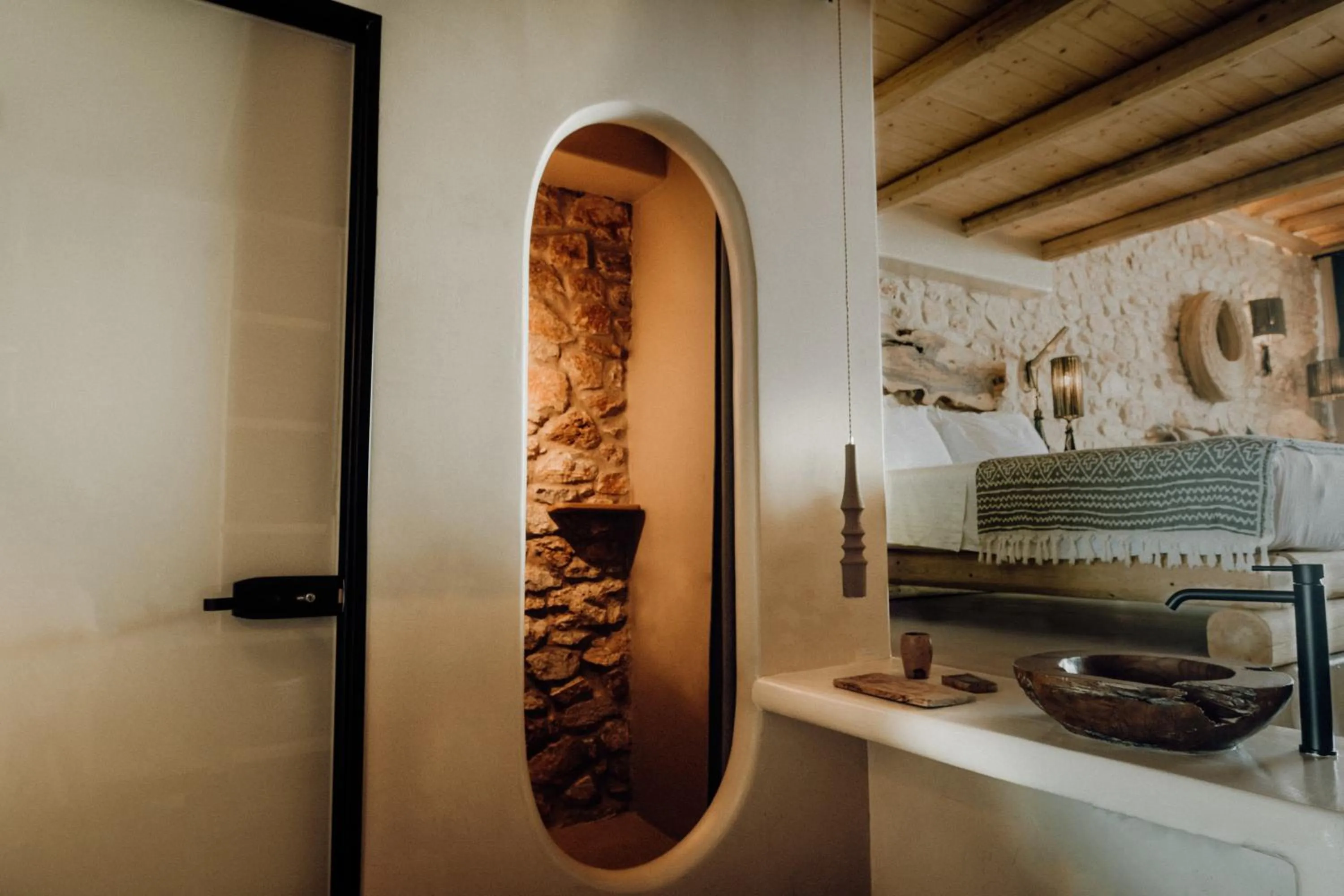 Bathroom in Mythic Paros , Adults Only