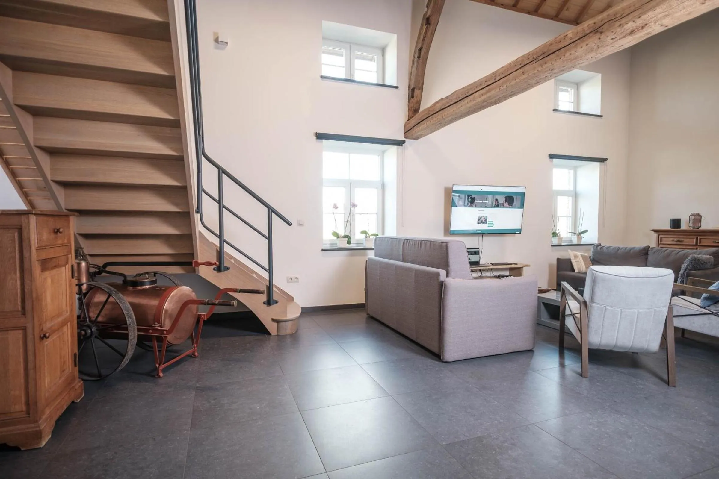 Seating area in Craywinckelhof Wagenhuis Horst