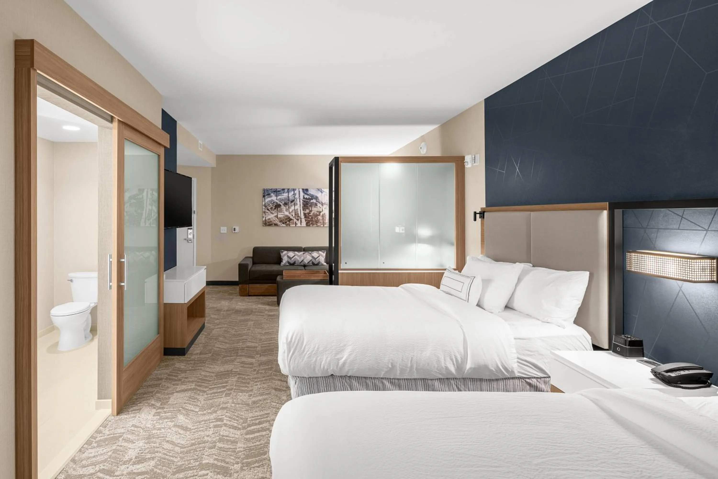 Bedroom, Bed in SpringHill Suites by Marriott Jackson