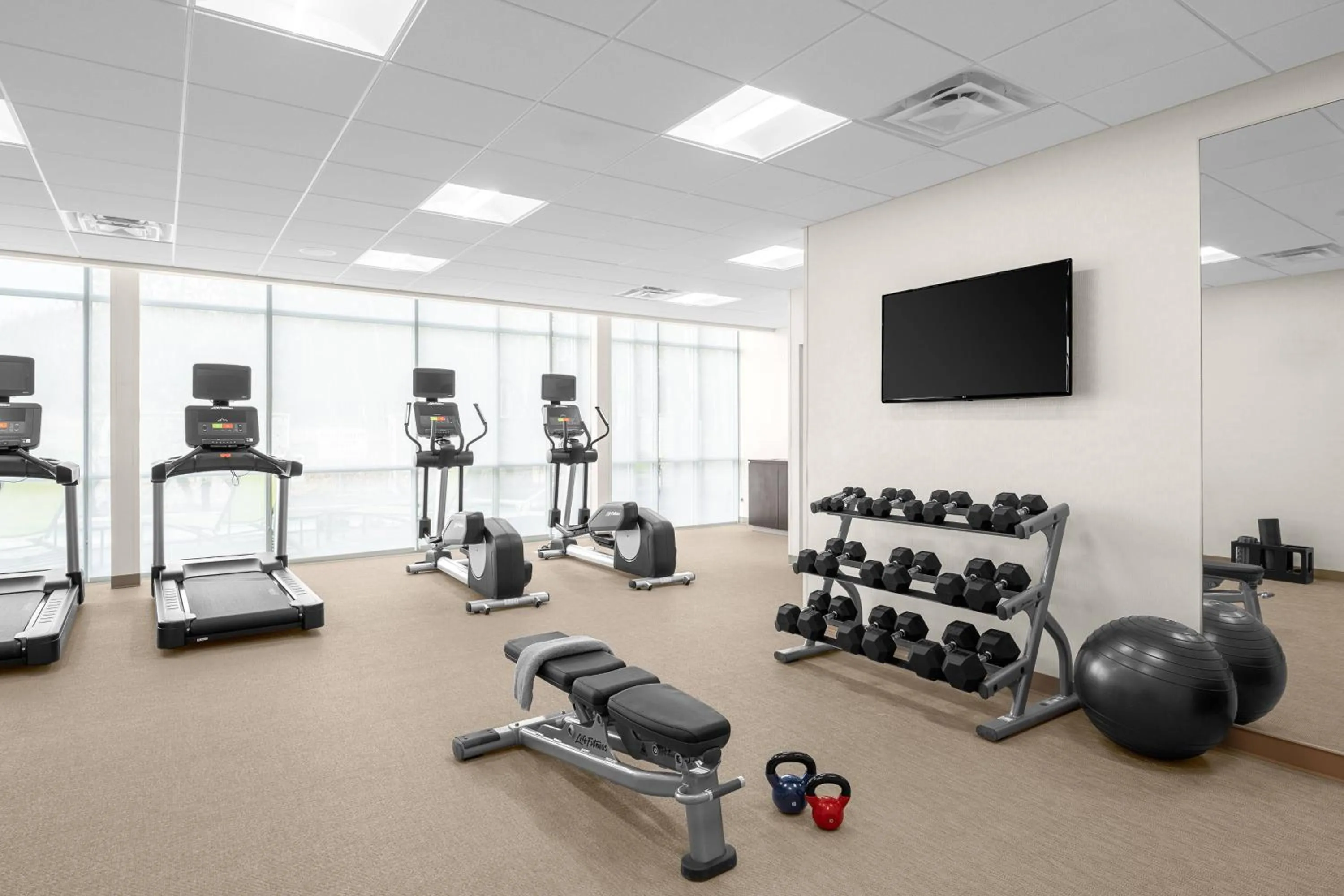 Fitness centre/facilities in SpringHill Suites by Marriott Jackson