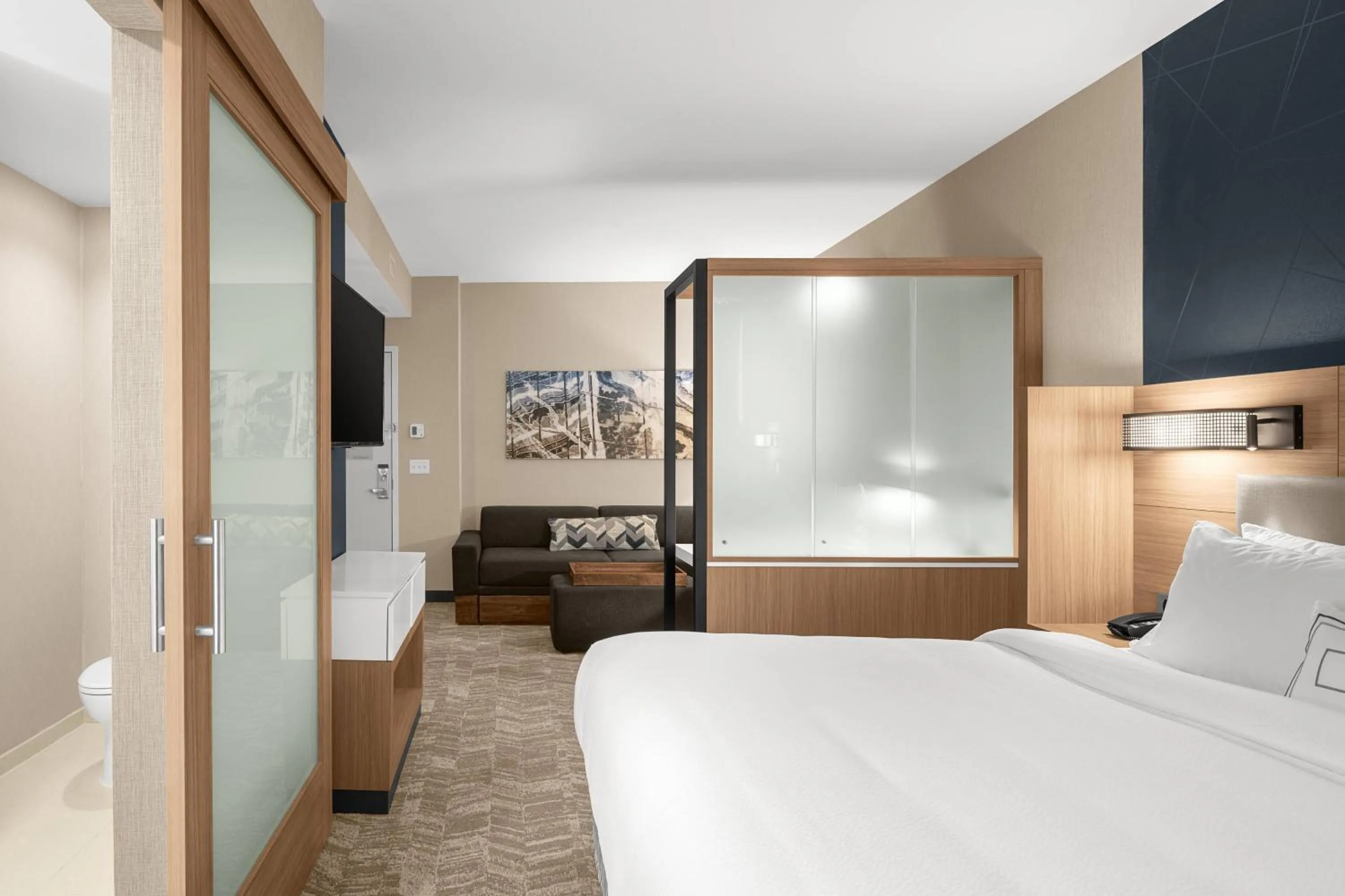 Bedroom, Bed in SpringHill Suites by Marriott Jackson