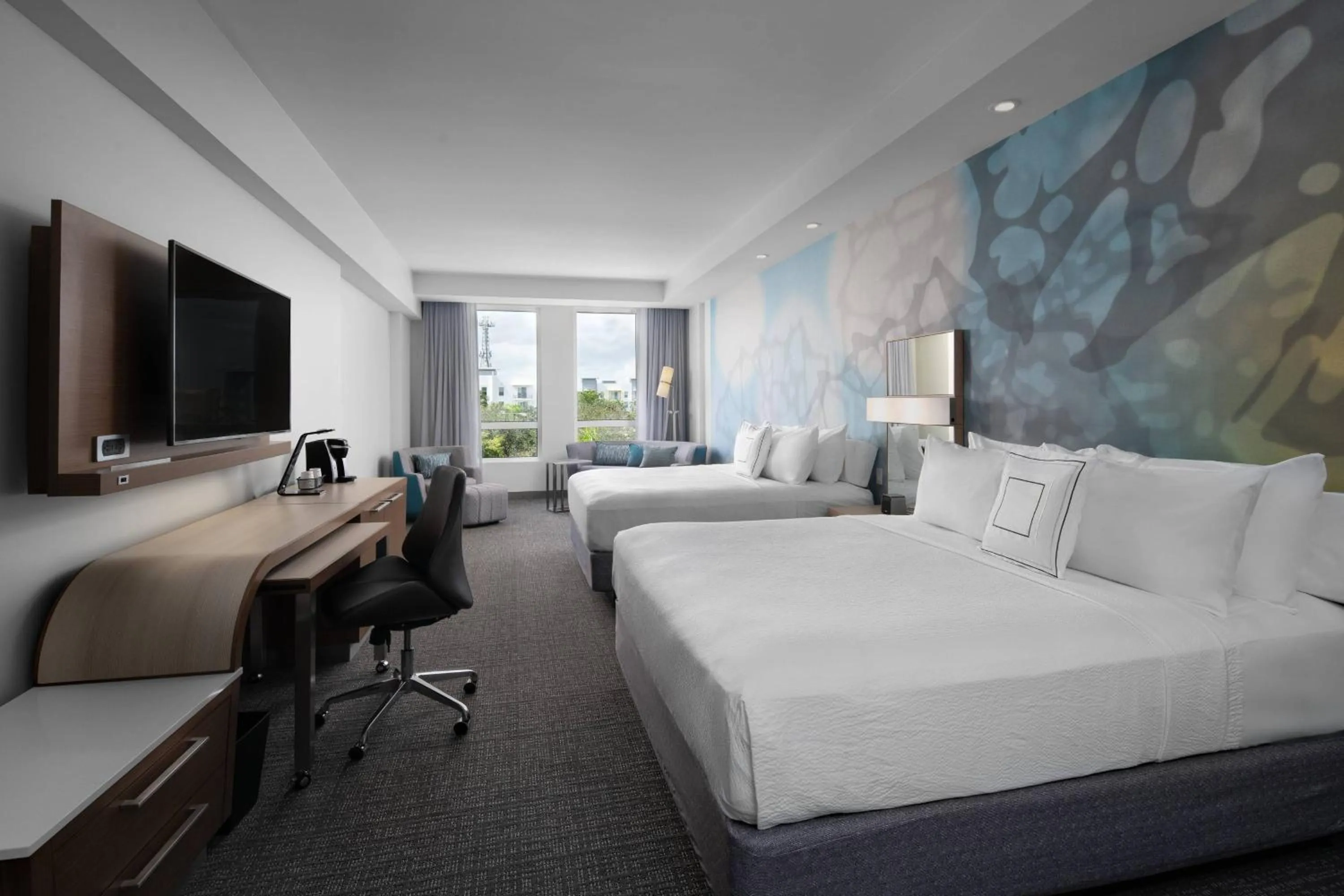 Photo of the whole room, Bed in Courtyard by Marriott Delray Beach