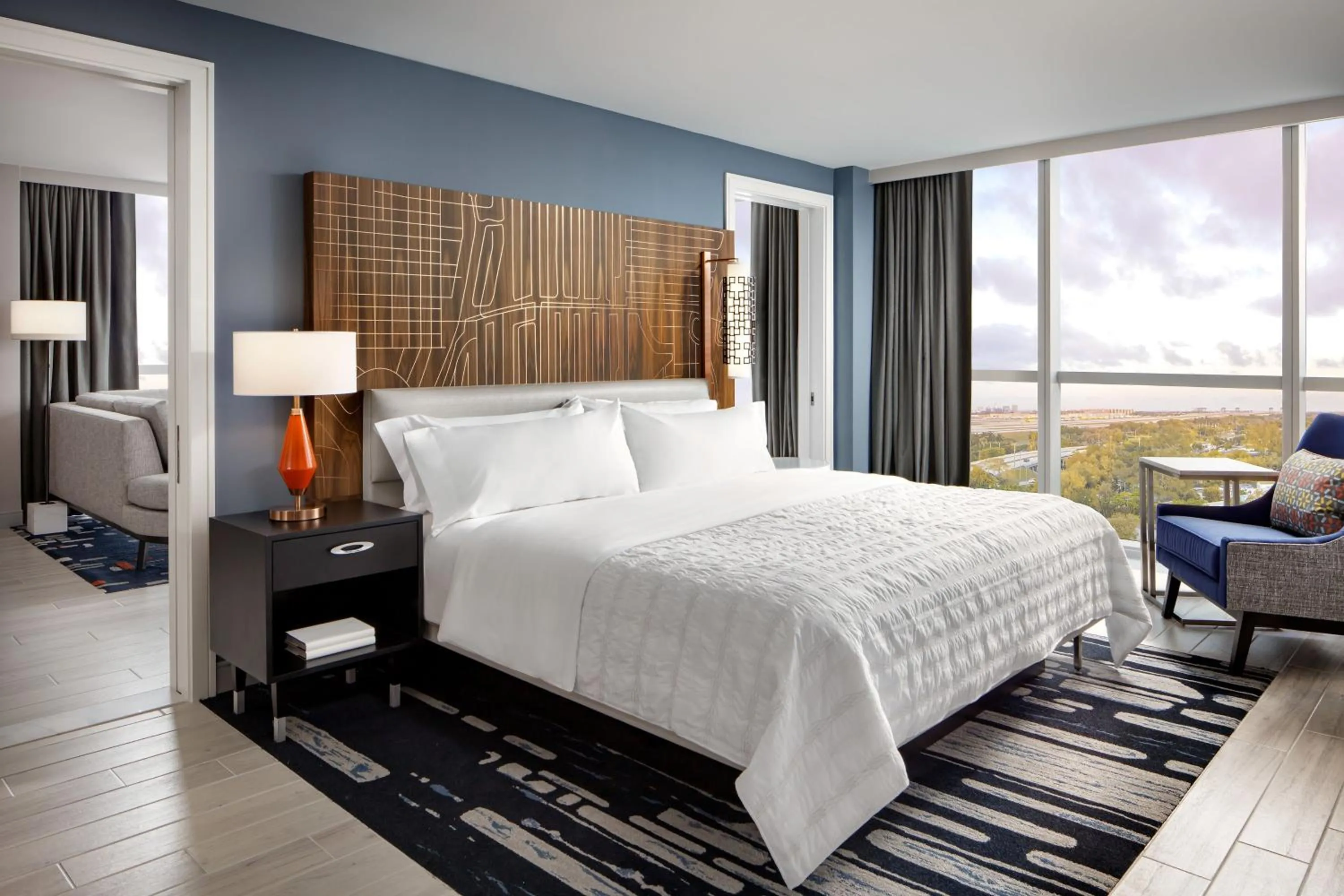 Bedroom, Bed in Le Meridien Dania Beach at Fort Lauderdale Airport