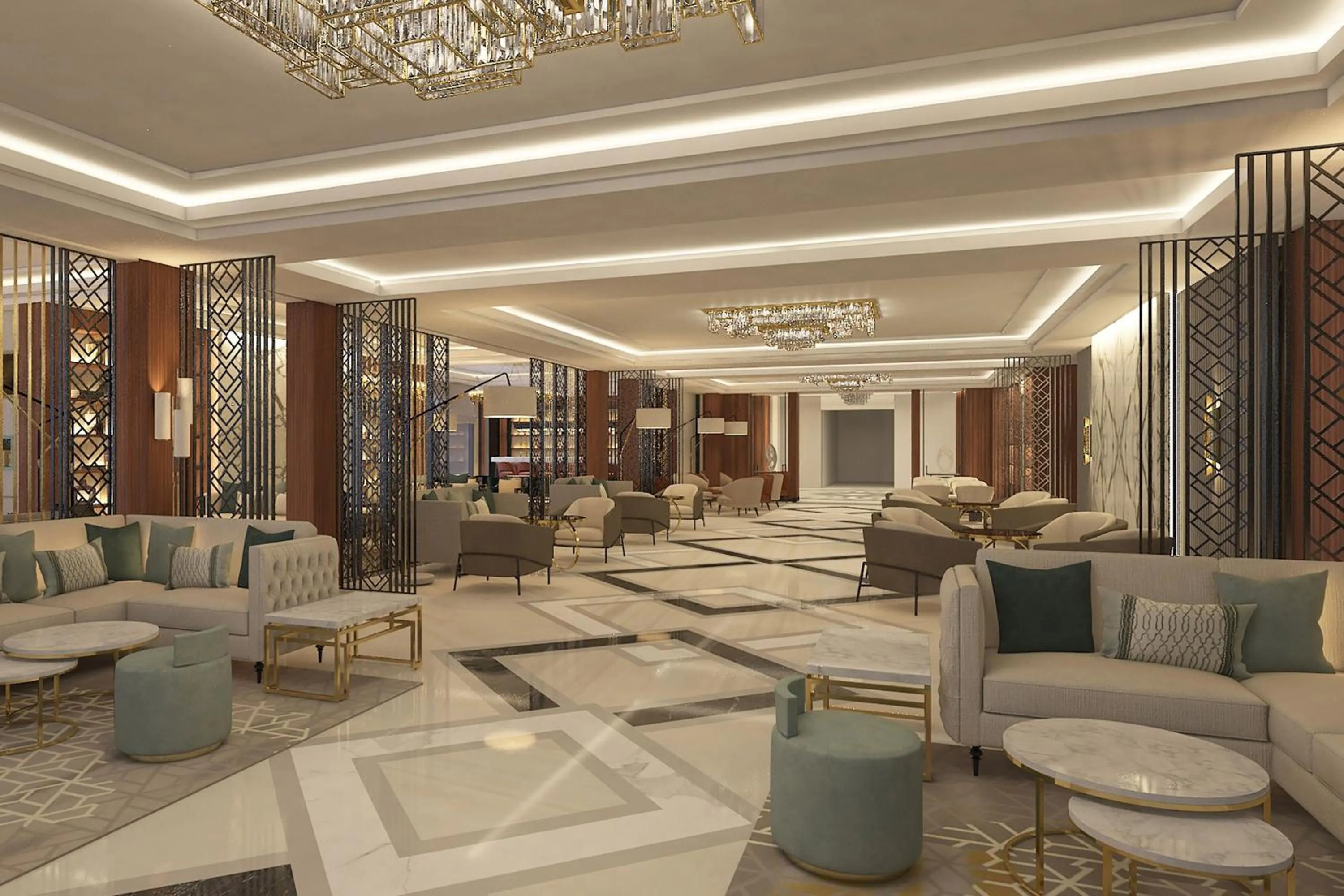 Lobby or reception in Sheraton Bishkek