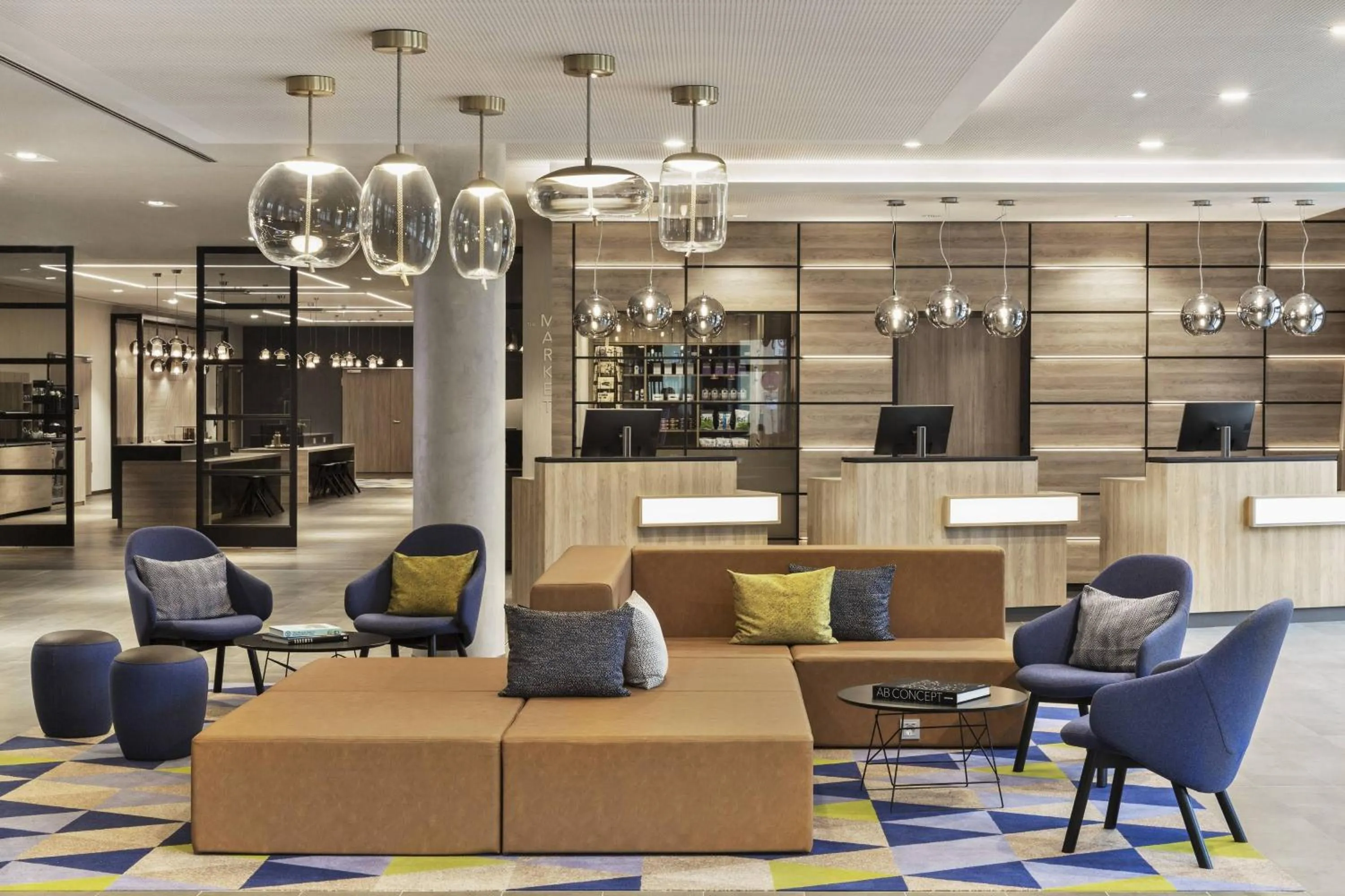 Lobby or reception in Courtyard by Marriott Hamburg City