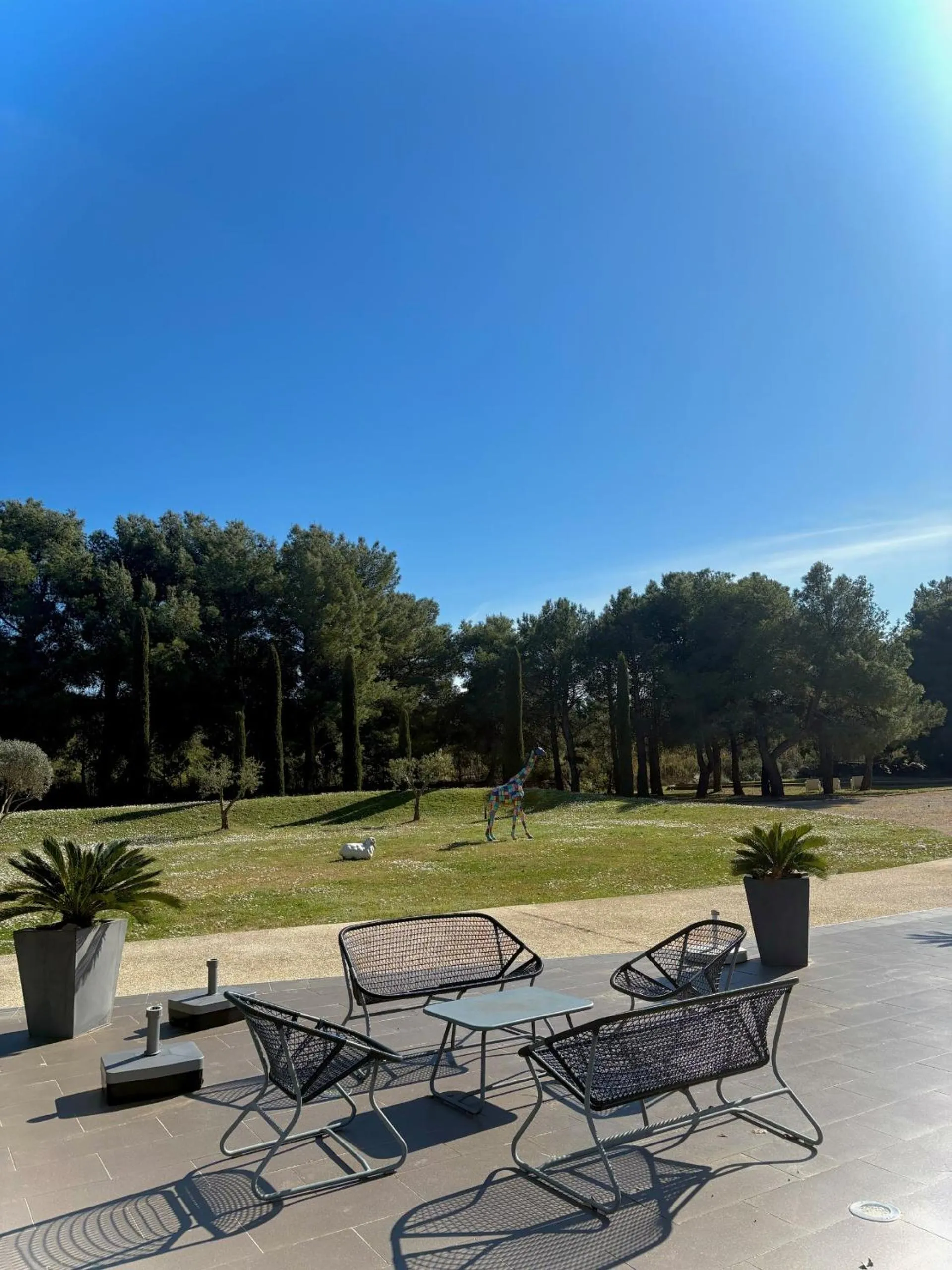 Garden in Hilton Garden Inn Marseille Provence Airport