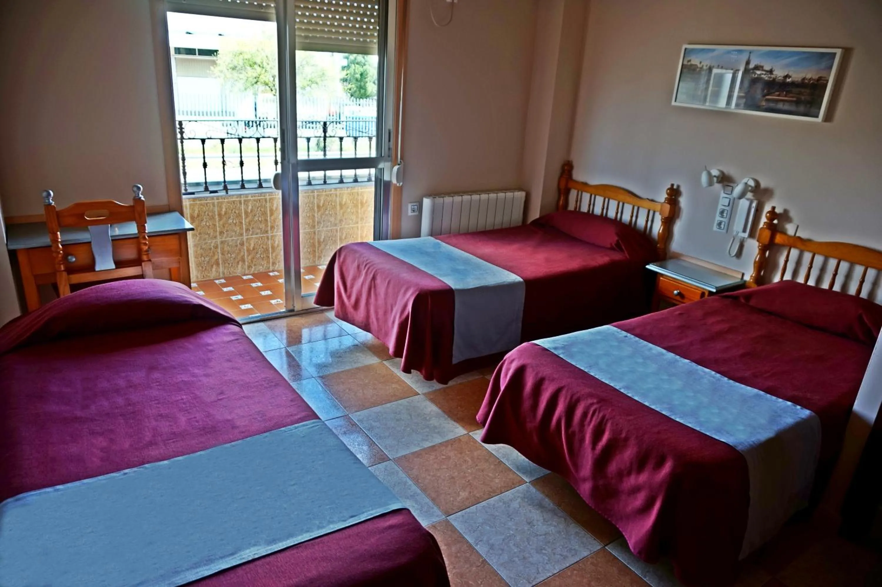 Bed in Hostal Alamare