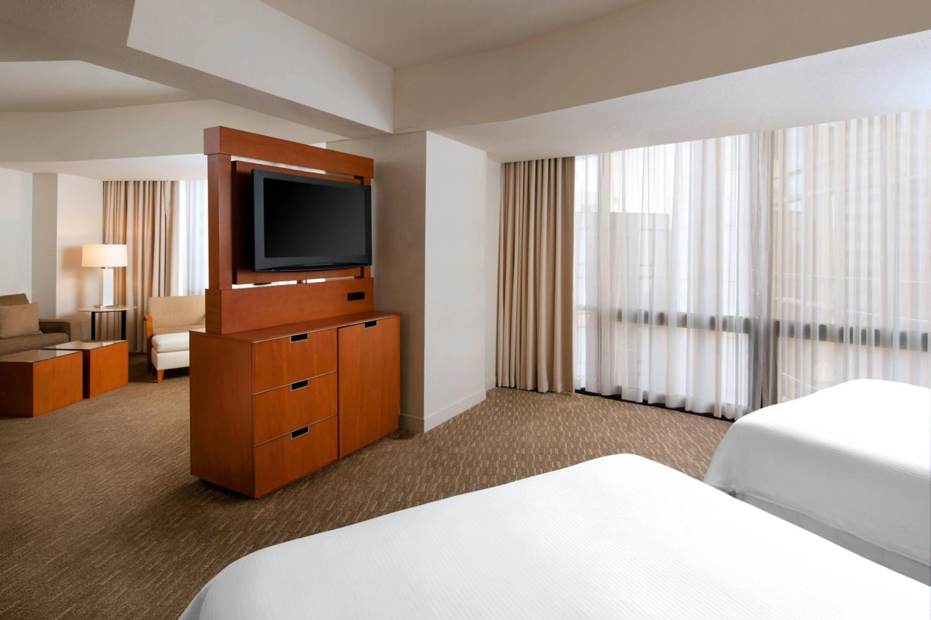 Photo of the whole room, Bed in The Westin Bonaventure Hotel & Suites, Los Angeles
