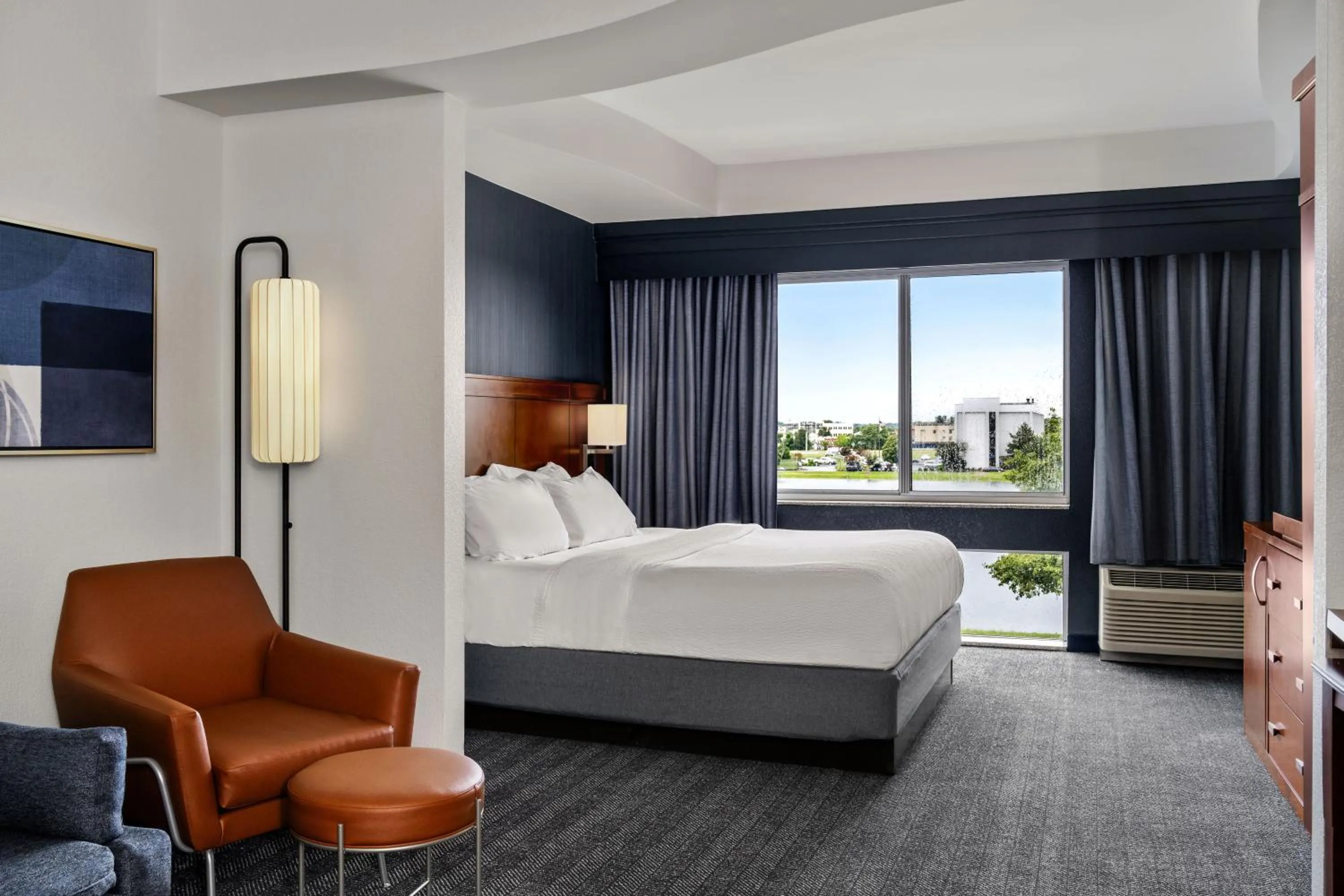 Bedroom, Bed in Courtyard by Marriott Evansville East