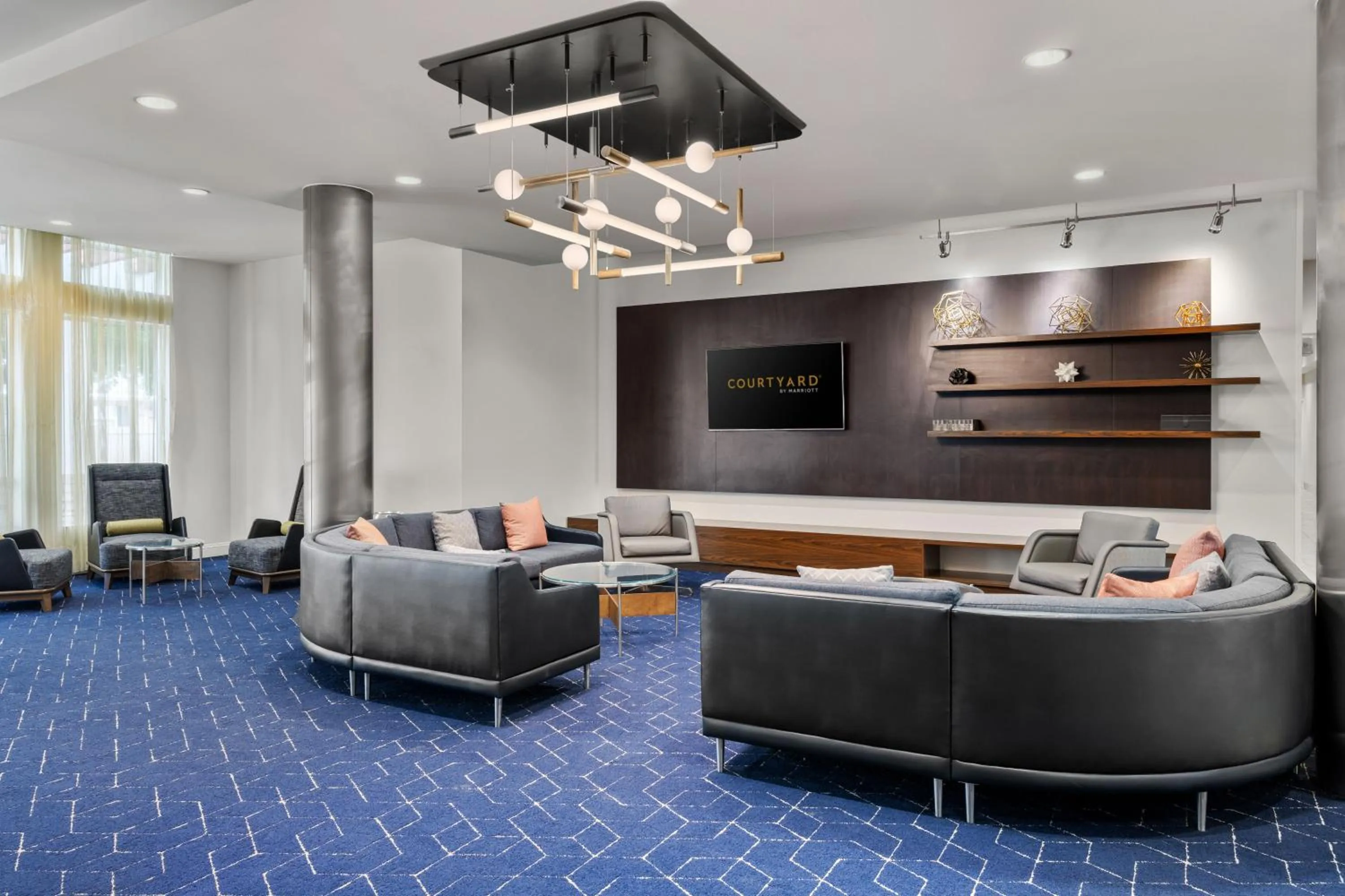 Lobby or reception in Courtyard by Marriott Evansville East