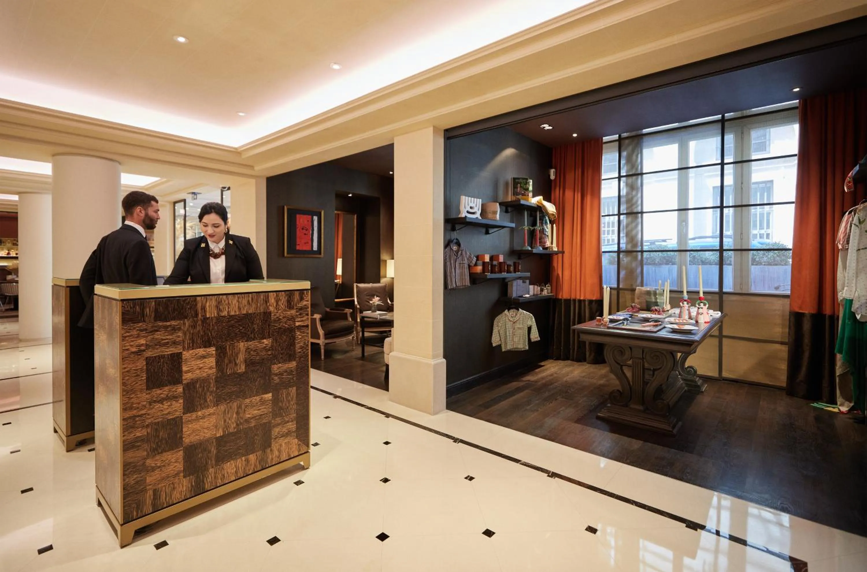 Lobby or reception in Grand Hôtel Du Palais Royal