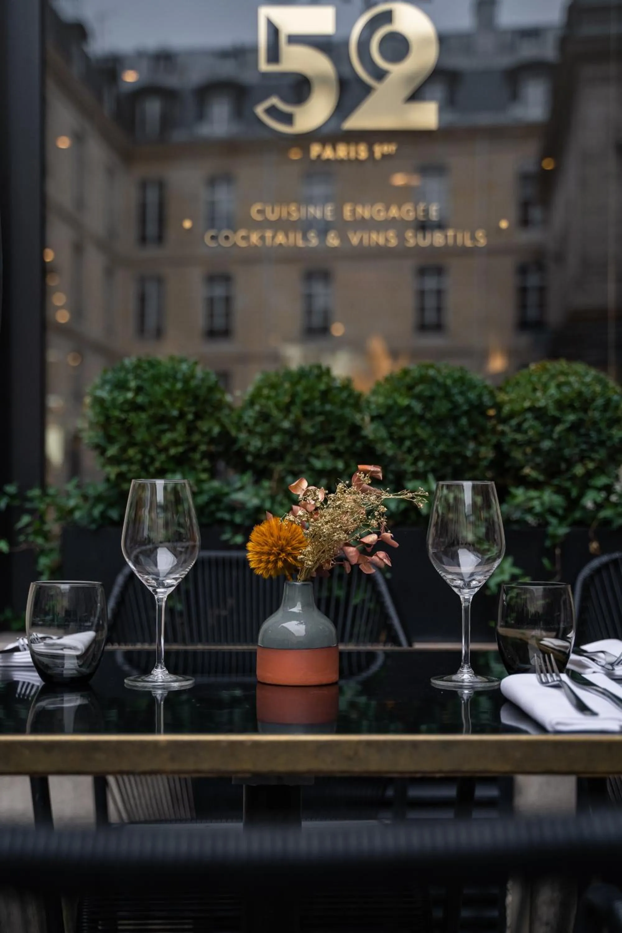 Patio in Grand Hôtel Du Palais Royal