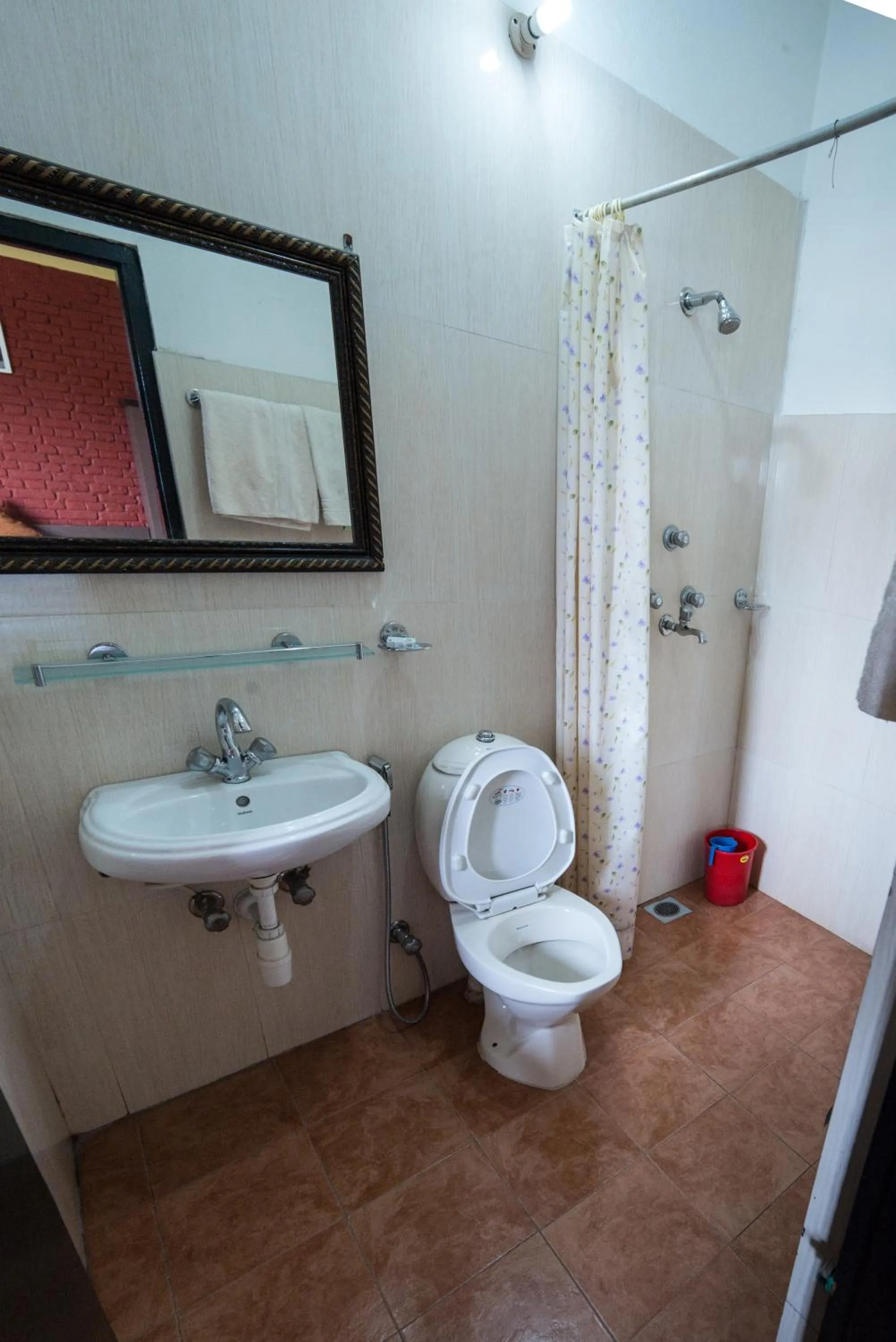 Shower in Planet Bhaktapur Hotel