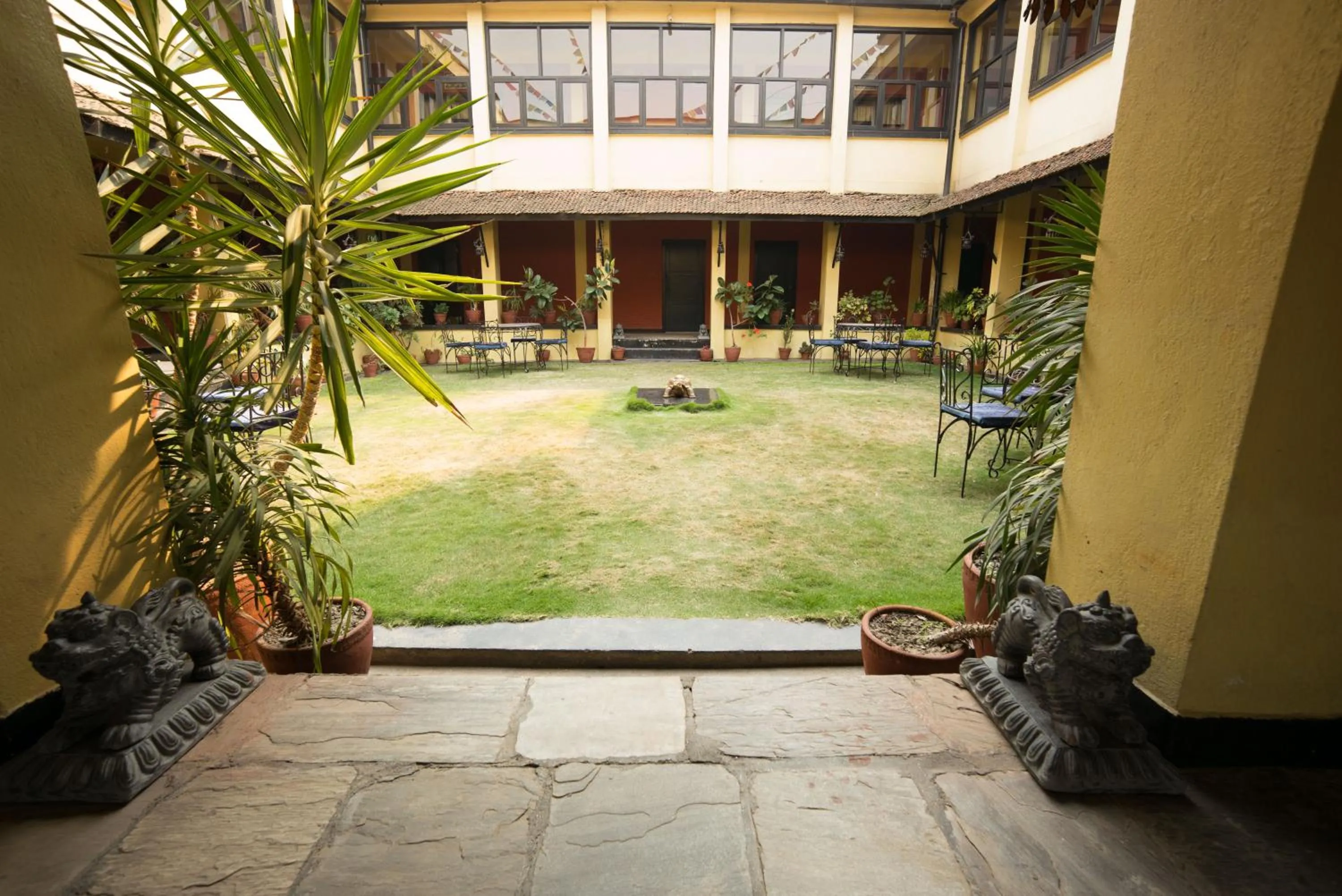 Garden in Planet Bhaktapur Hotel