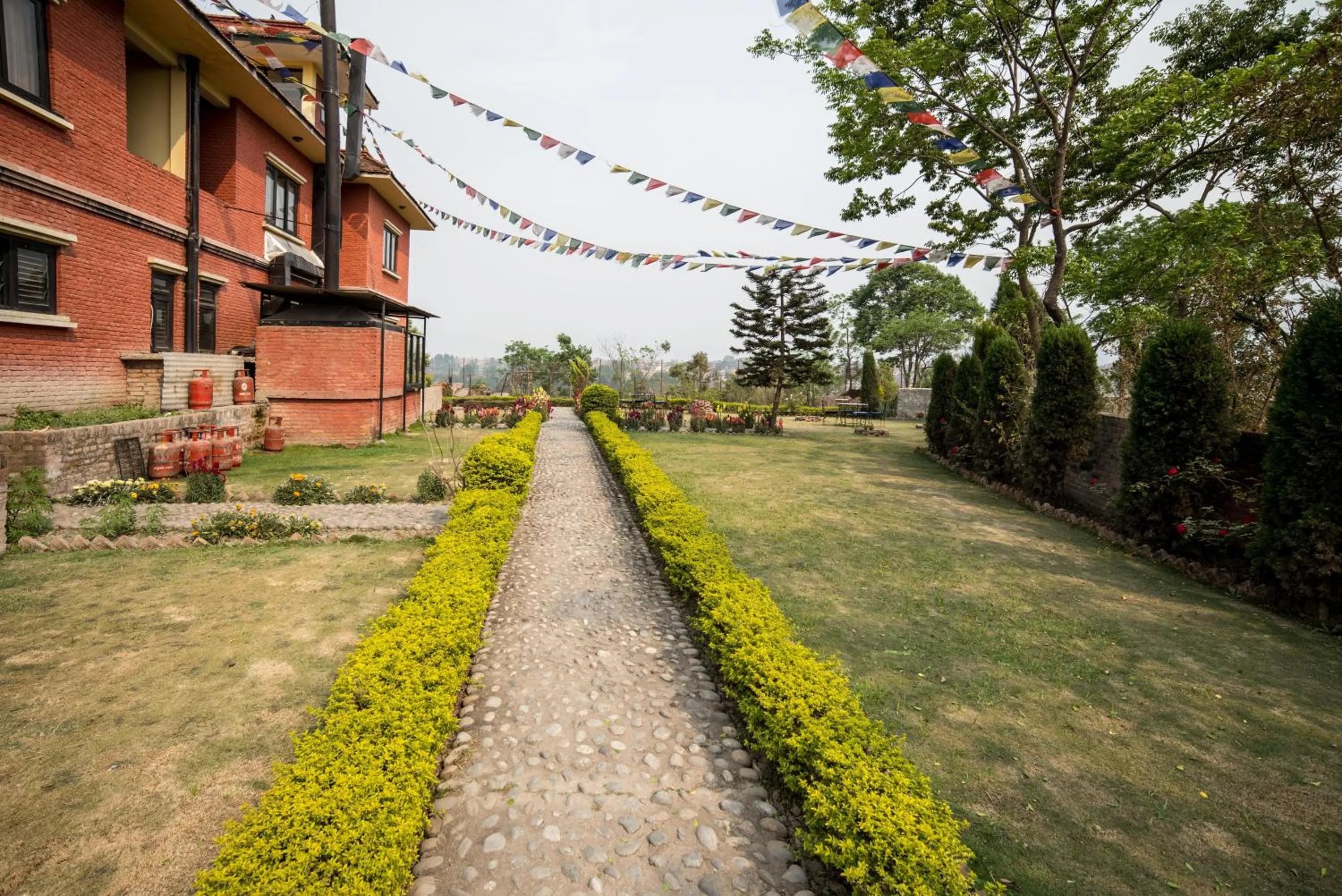 Garden in Planet Bhaktapur Hotel