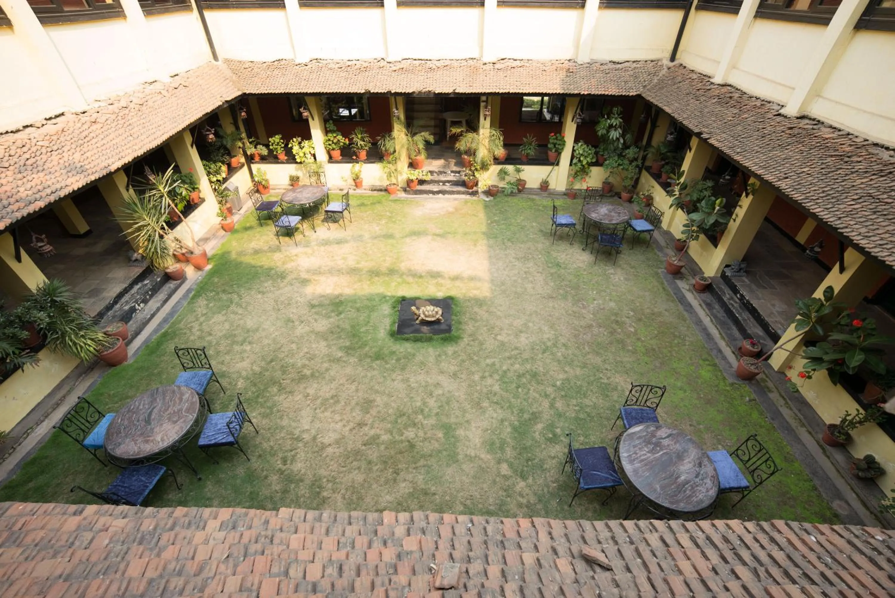 Garden in Planet Bhaktapur Hotel