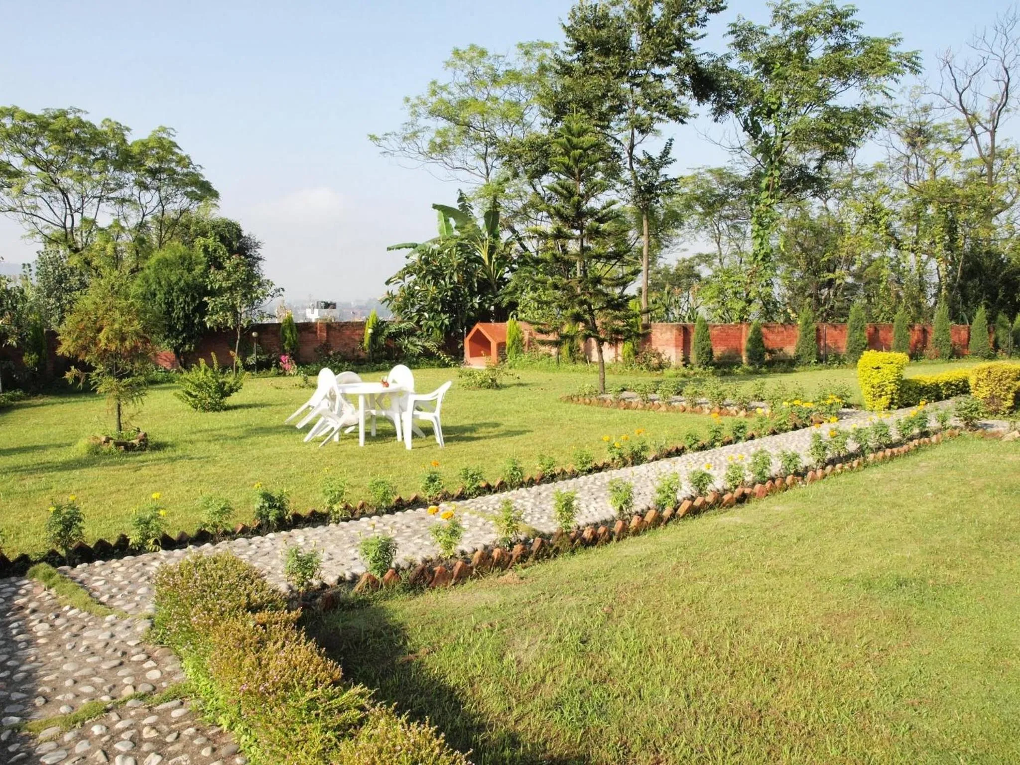 Garden in Planet Bhaktapur Hotel
