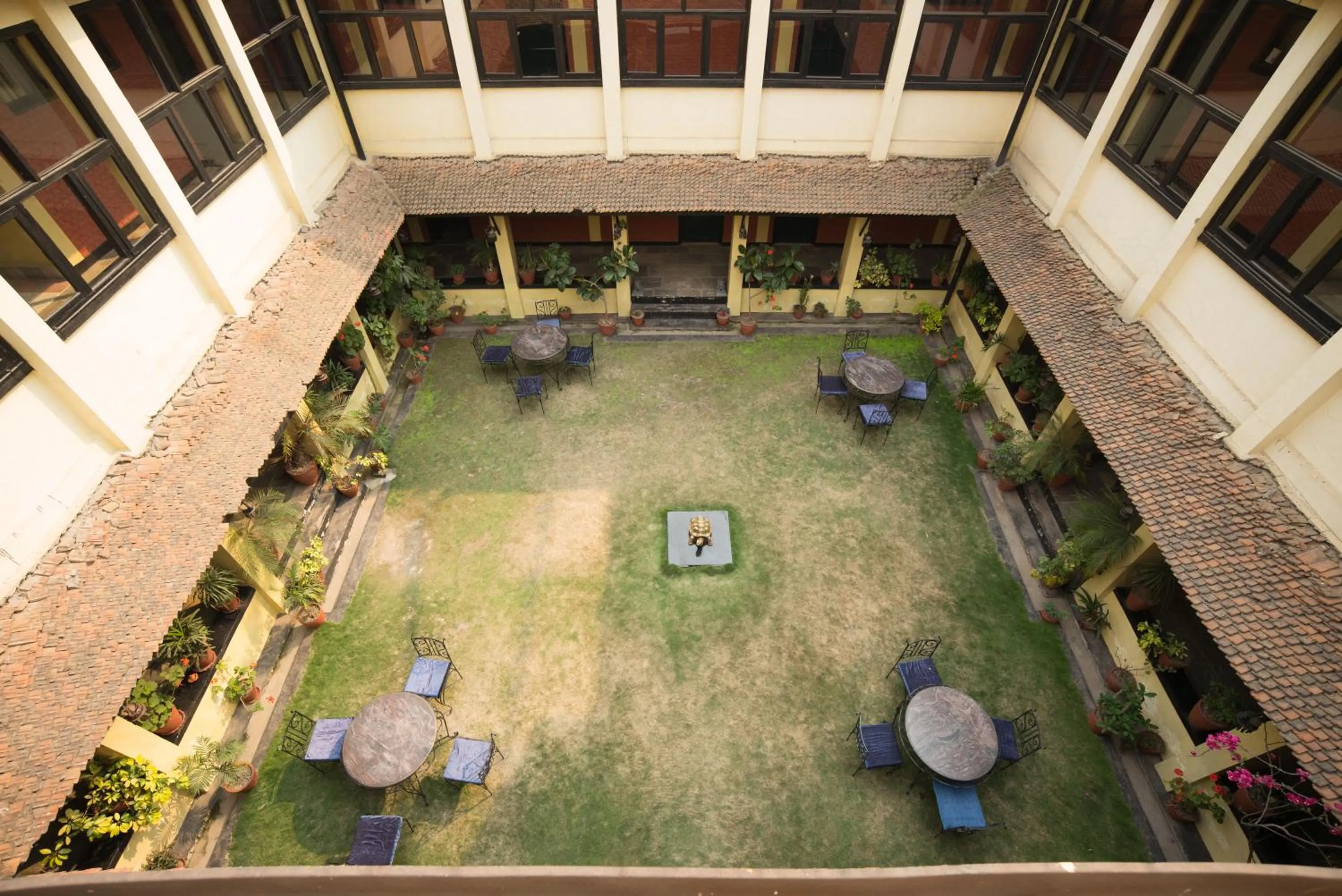 Garden in Planet Bhaktapur Hotel