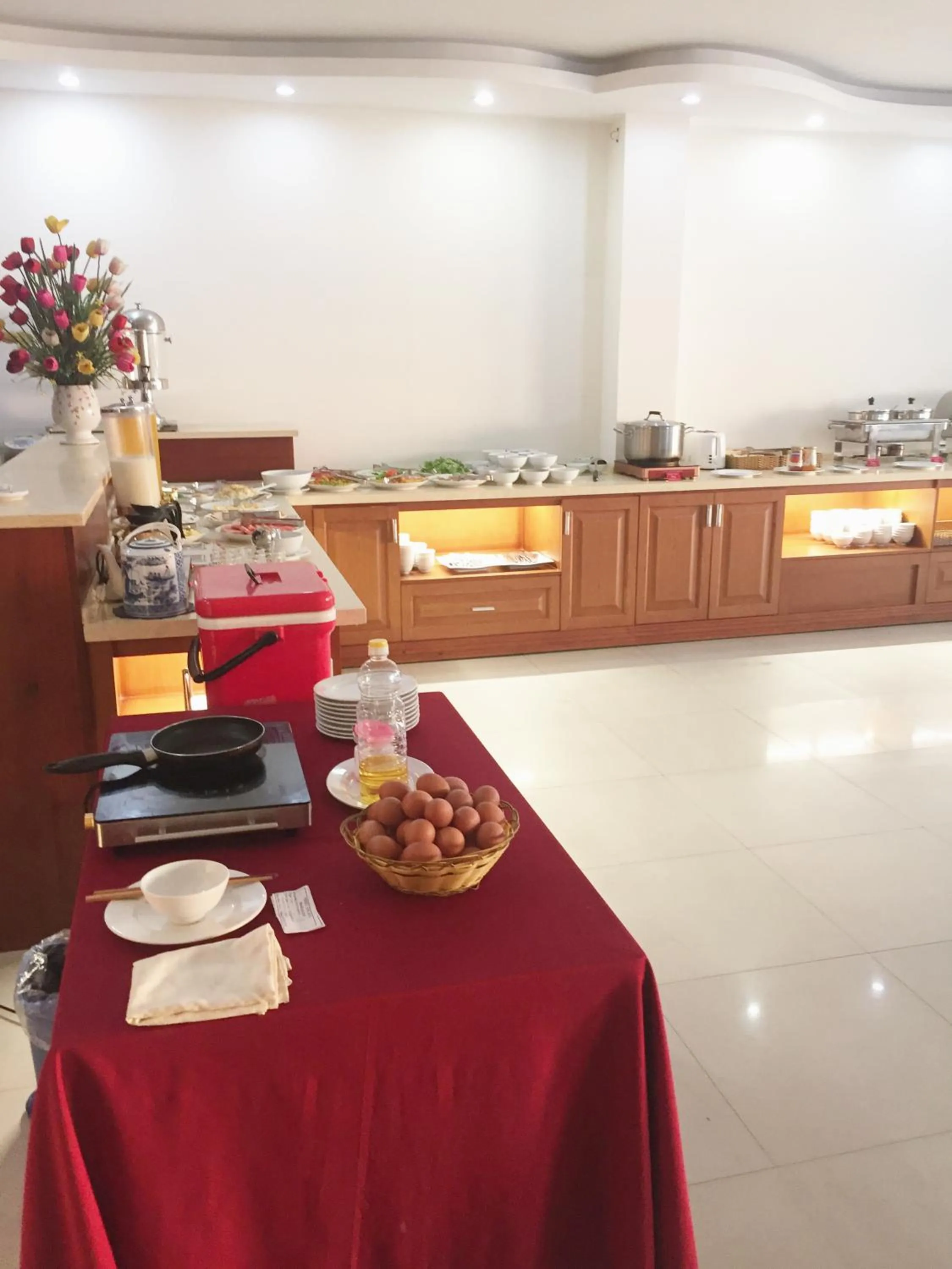 Breakfast in Dattravi Hostel