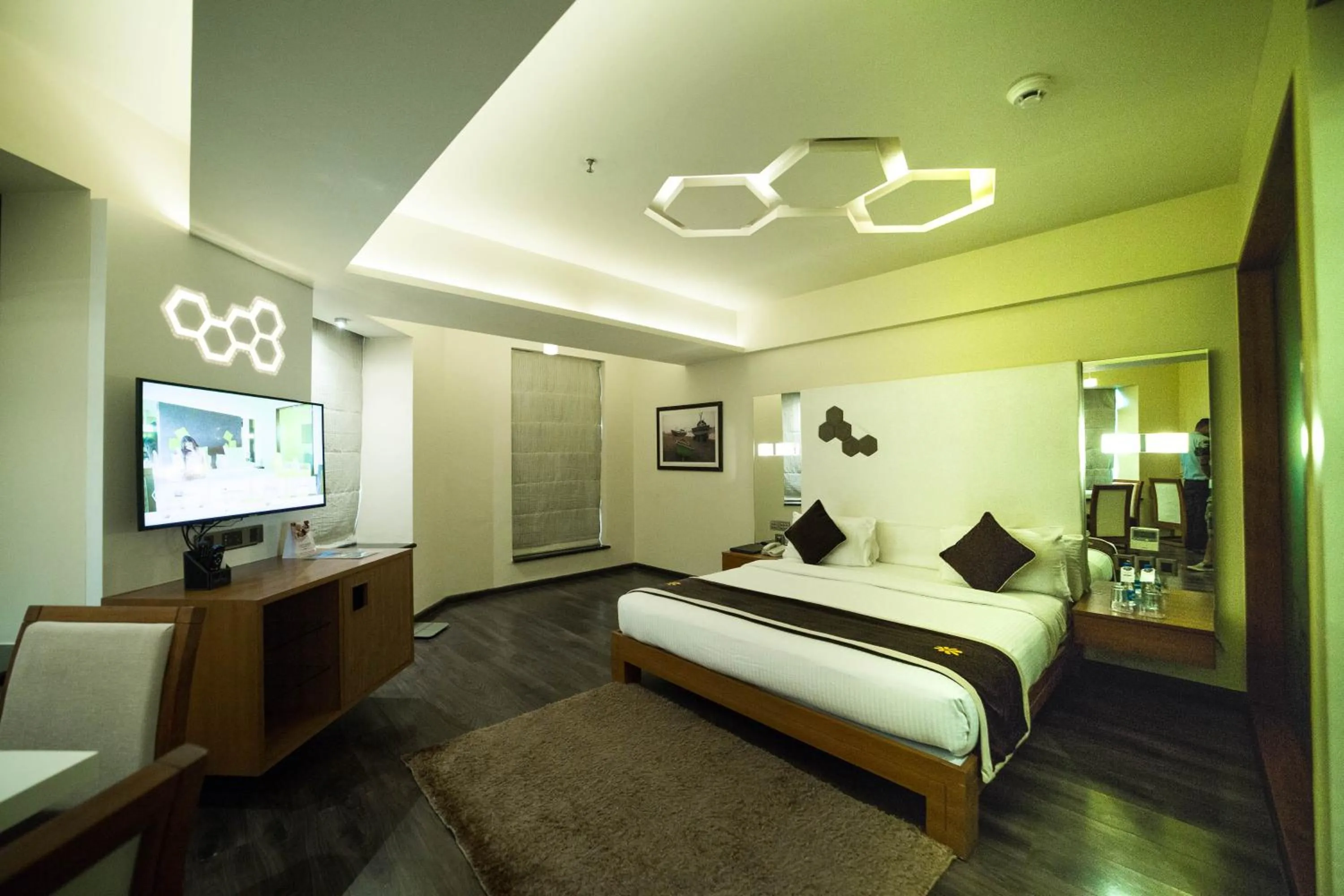 Bed in The Gold Beach Resort