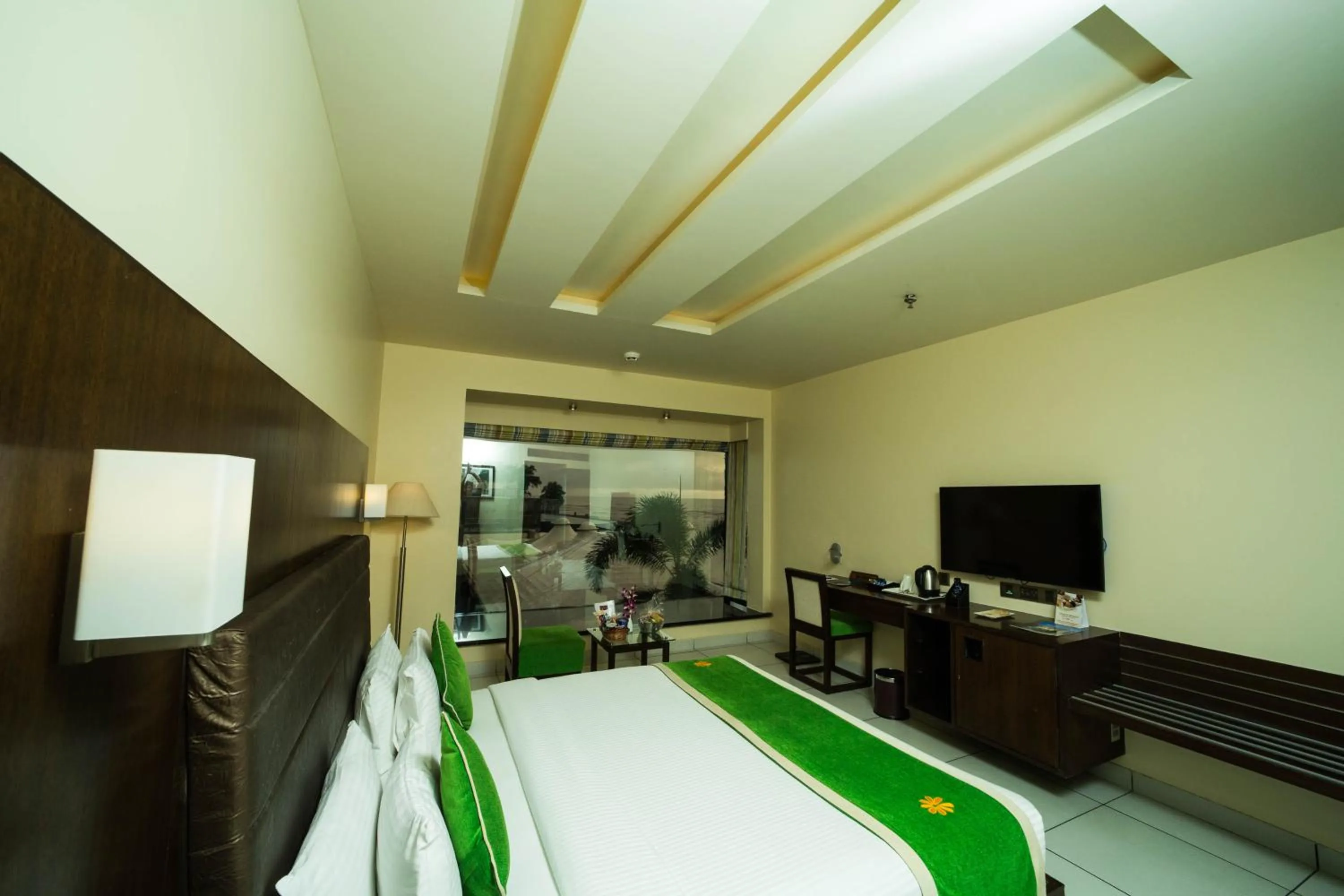 Bed in The Gold Beach Resort