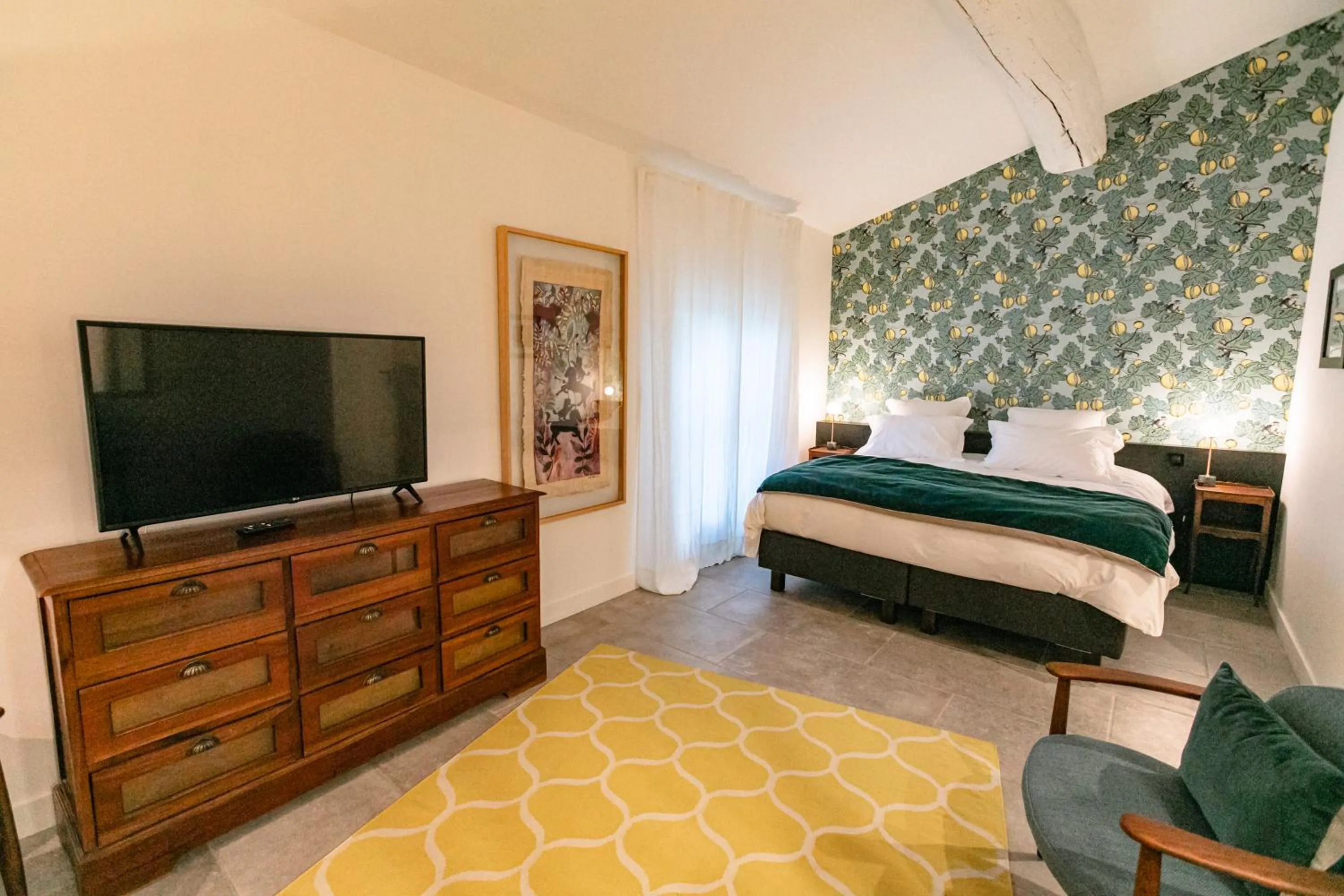 Bedroom, TV/Entertainment Center in Gabrielle Jeanne