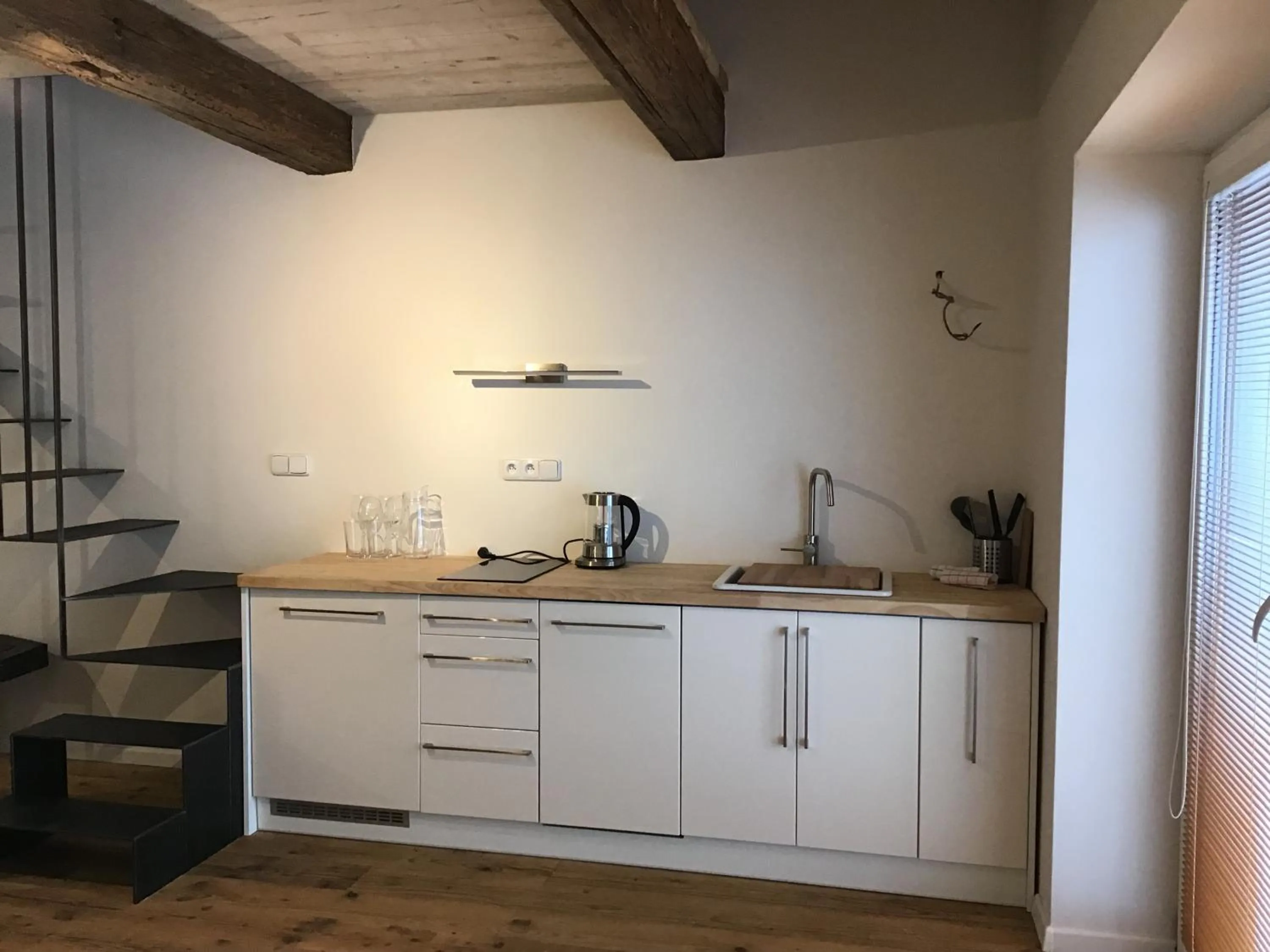 Kitchen or kitchenette in Apartmány Sebastian