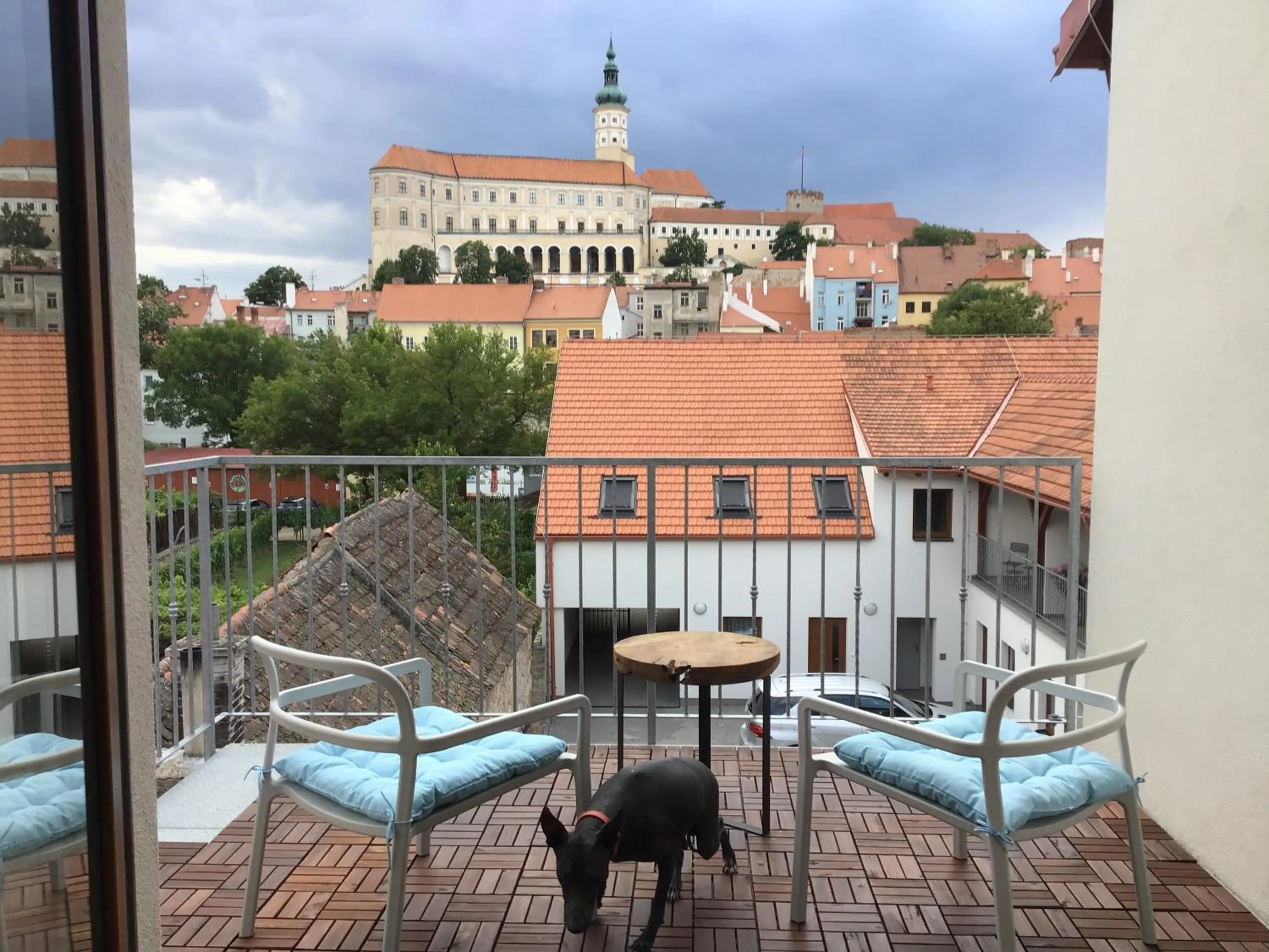 Balcony/Terrace in Apartmány Sebastian
