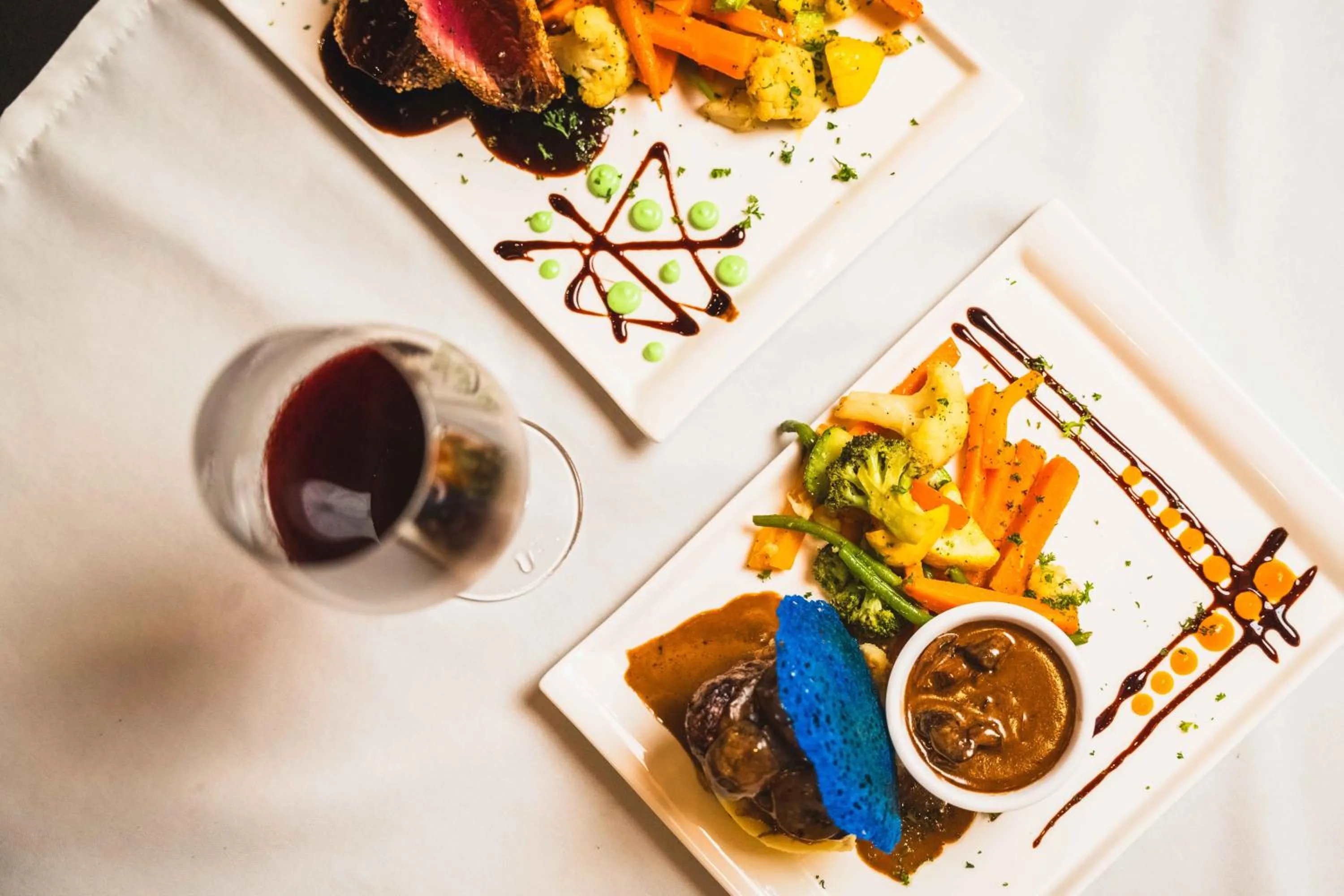 Food in Cafe Playa Negra Hotel