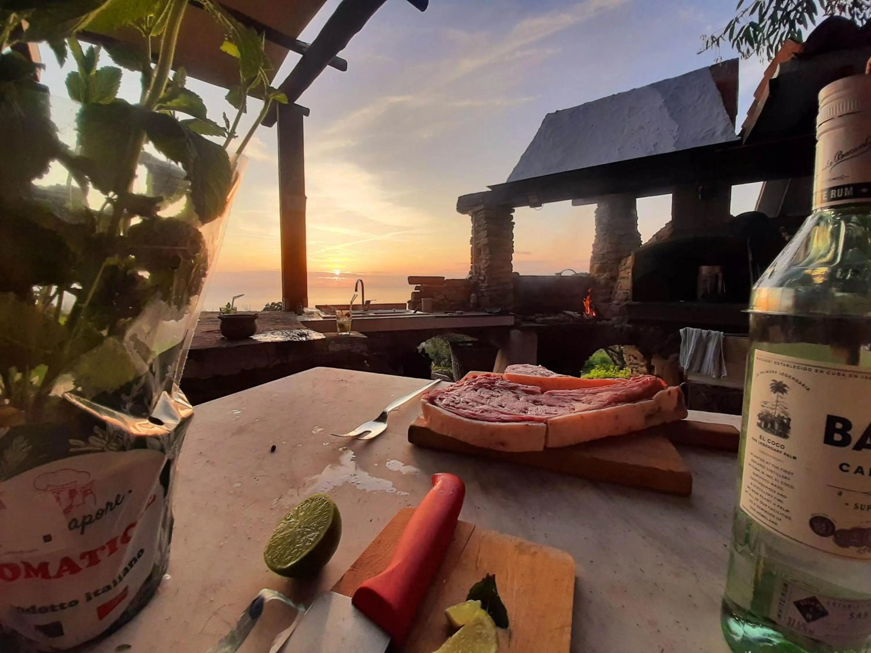 Food and drinks in Dimora Acqua del Fico