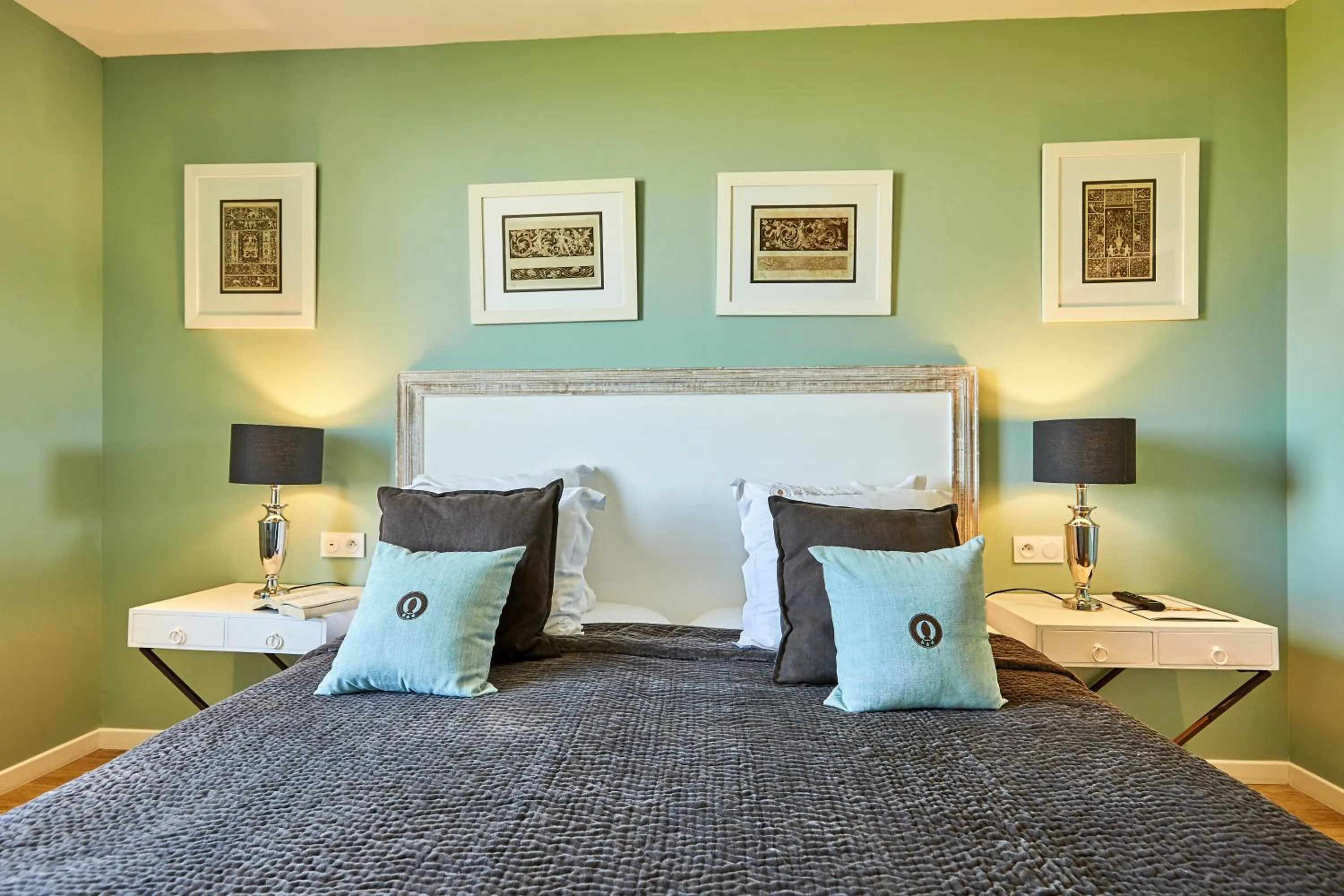 Bed in Les Villas d'Arromanches, Teritoria