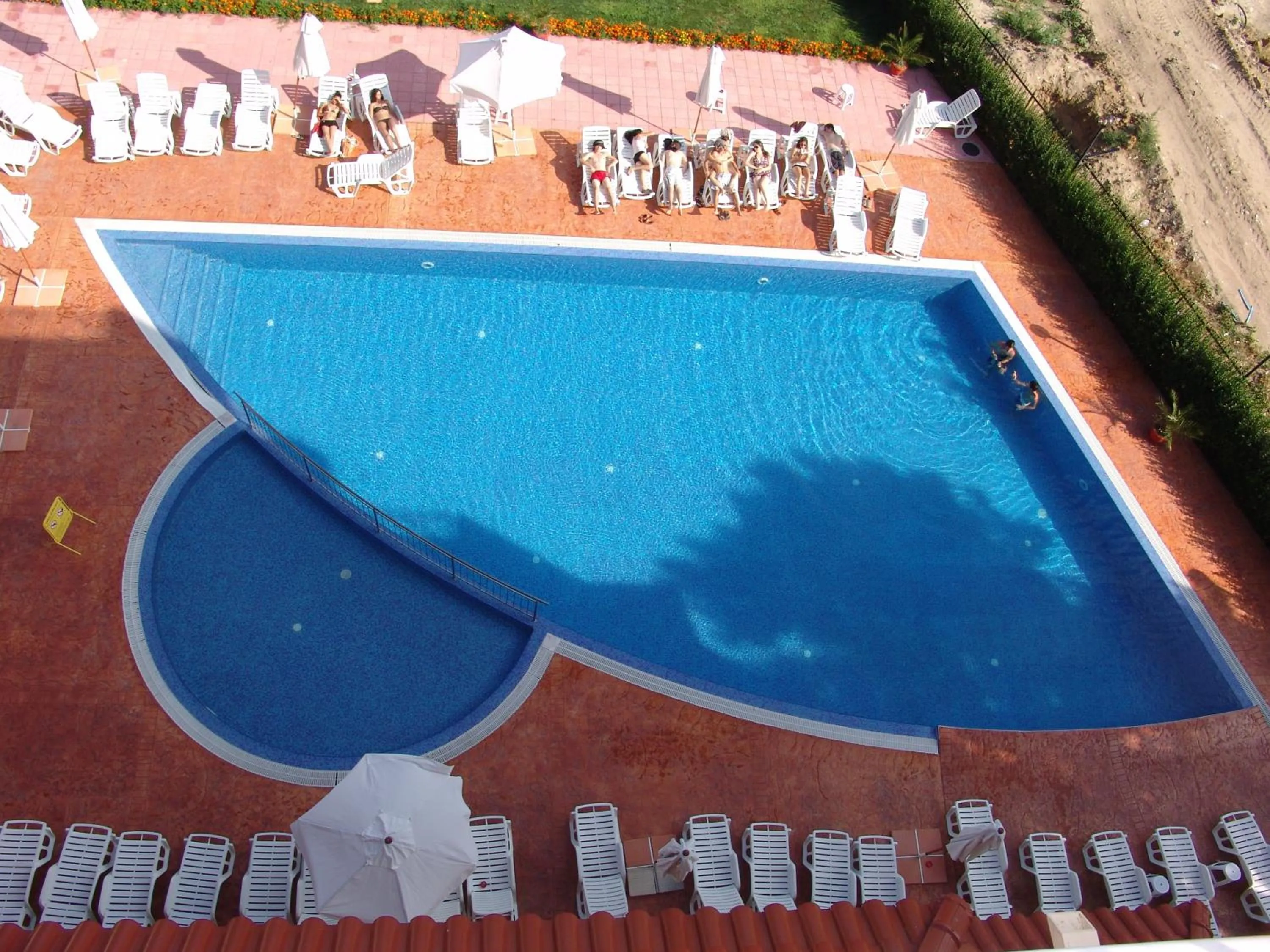 Swimming pool in Apart Hotel Happy