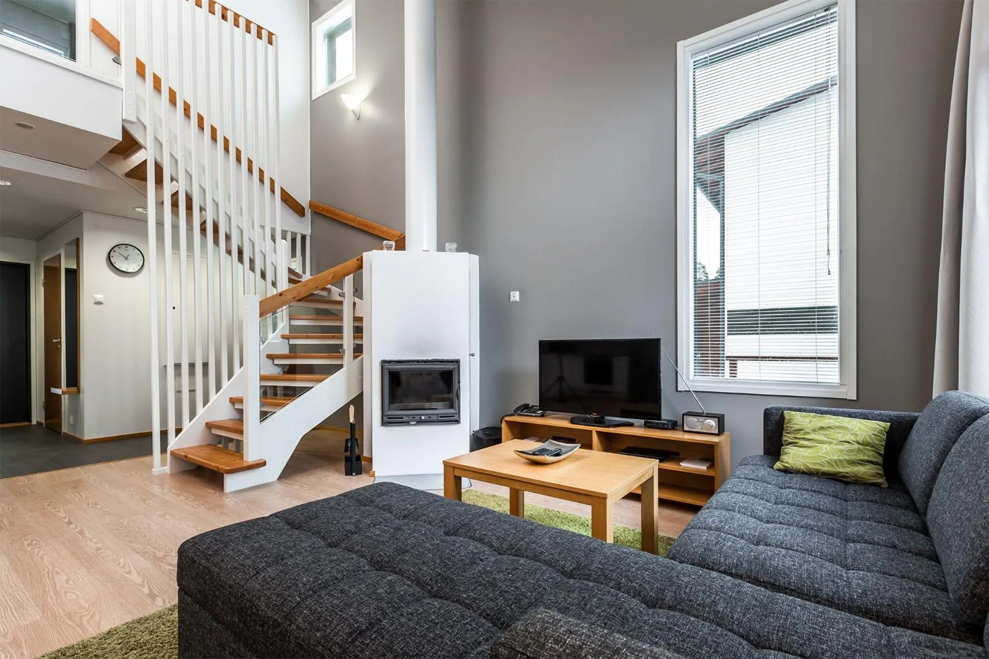 Living room in Imatran Kylpylä Spa Apartments