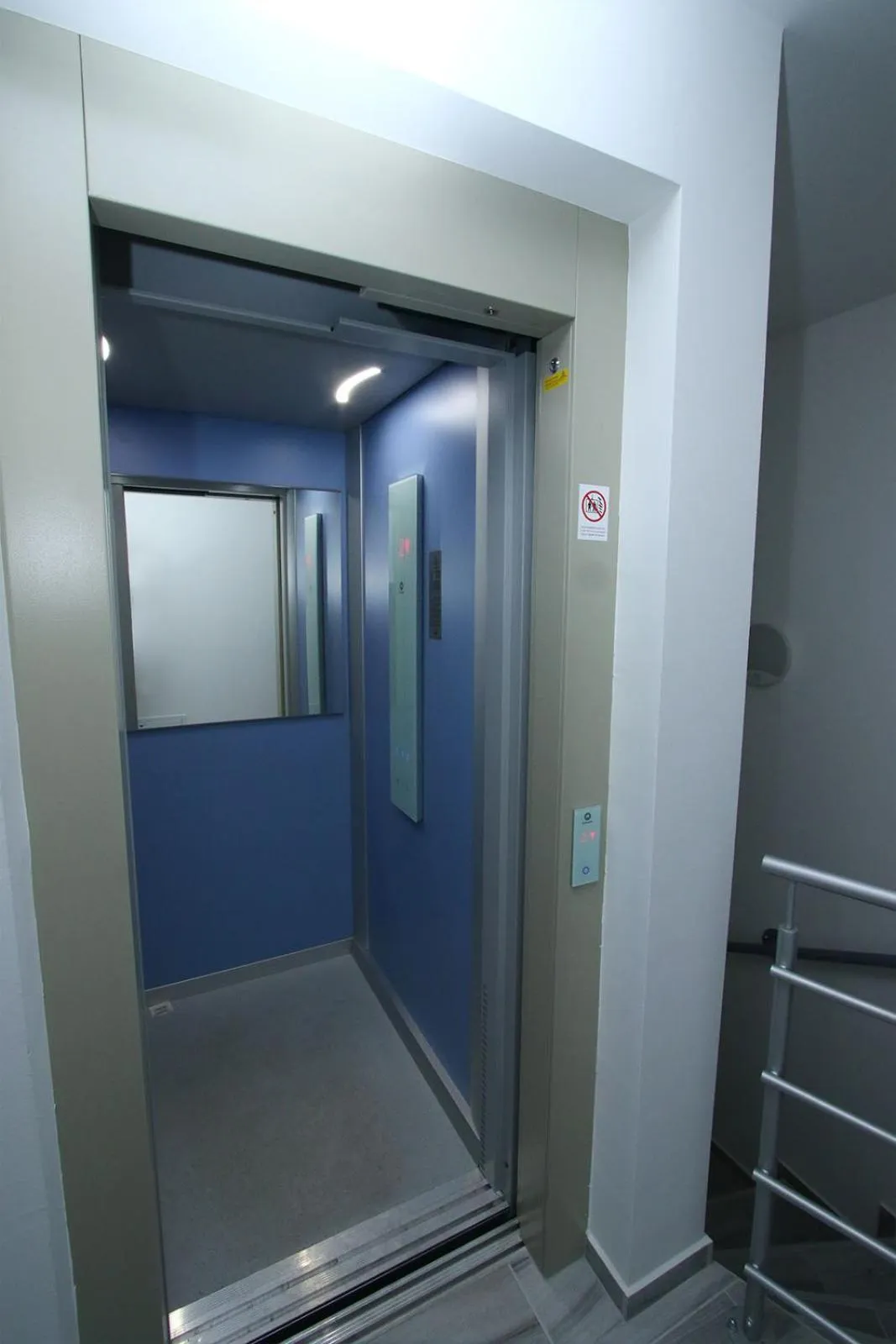 elevator in Hotel Aqua