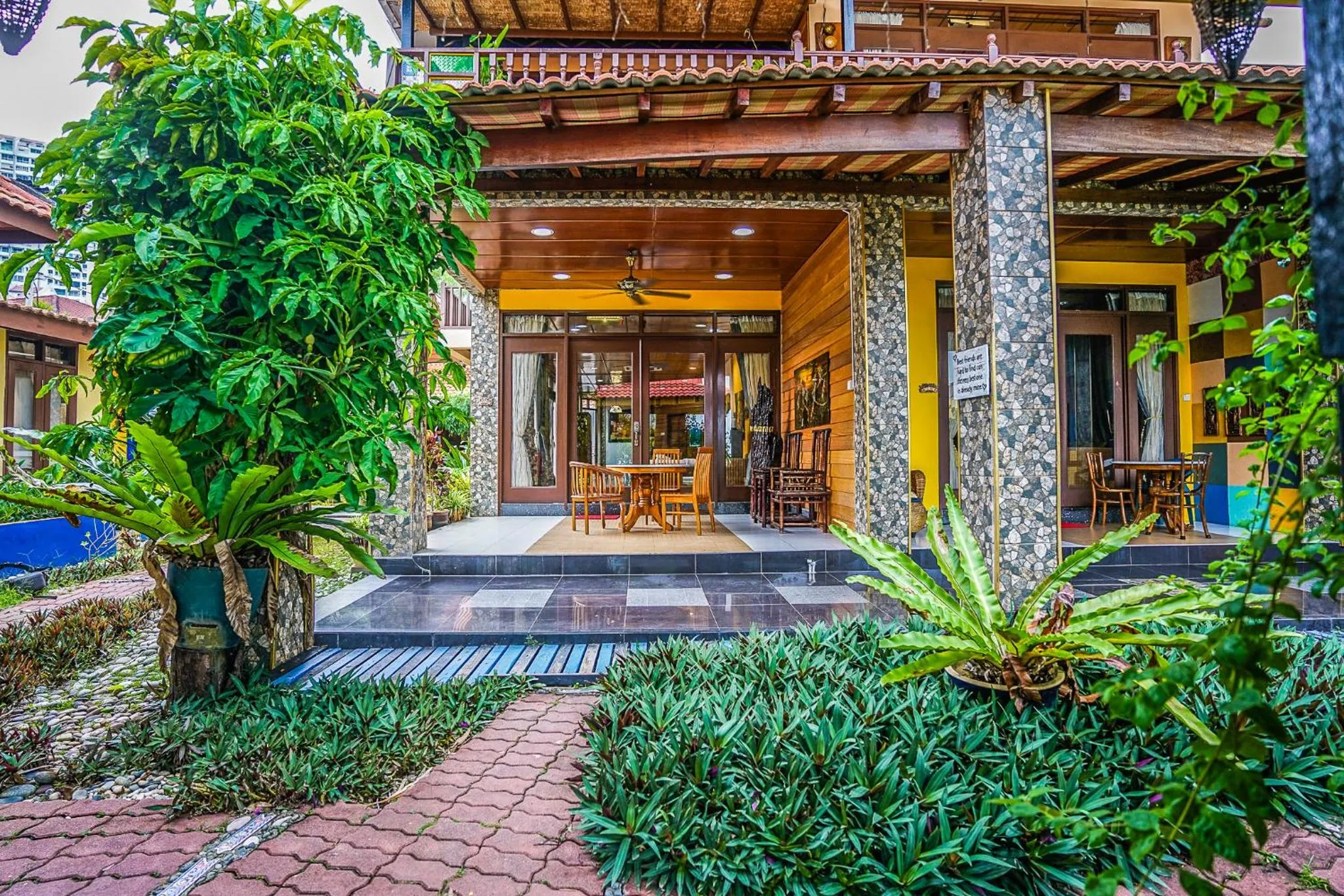 Patio in Lost Paradise Resort