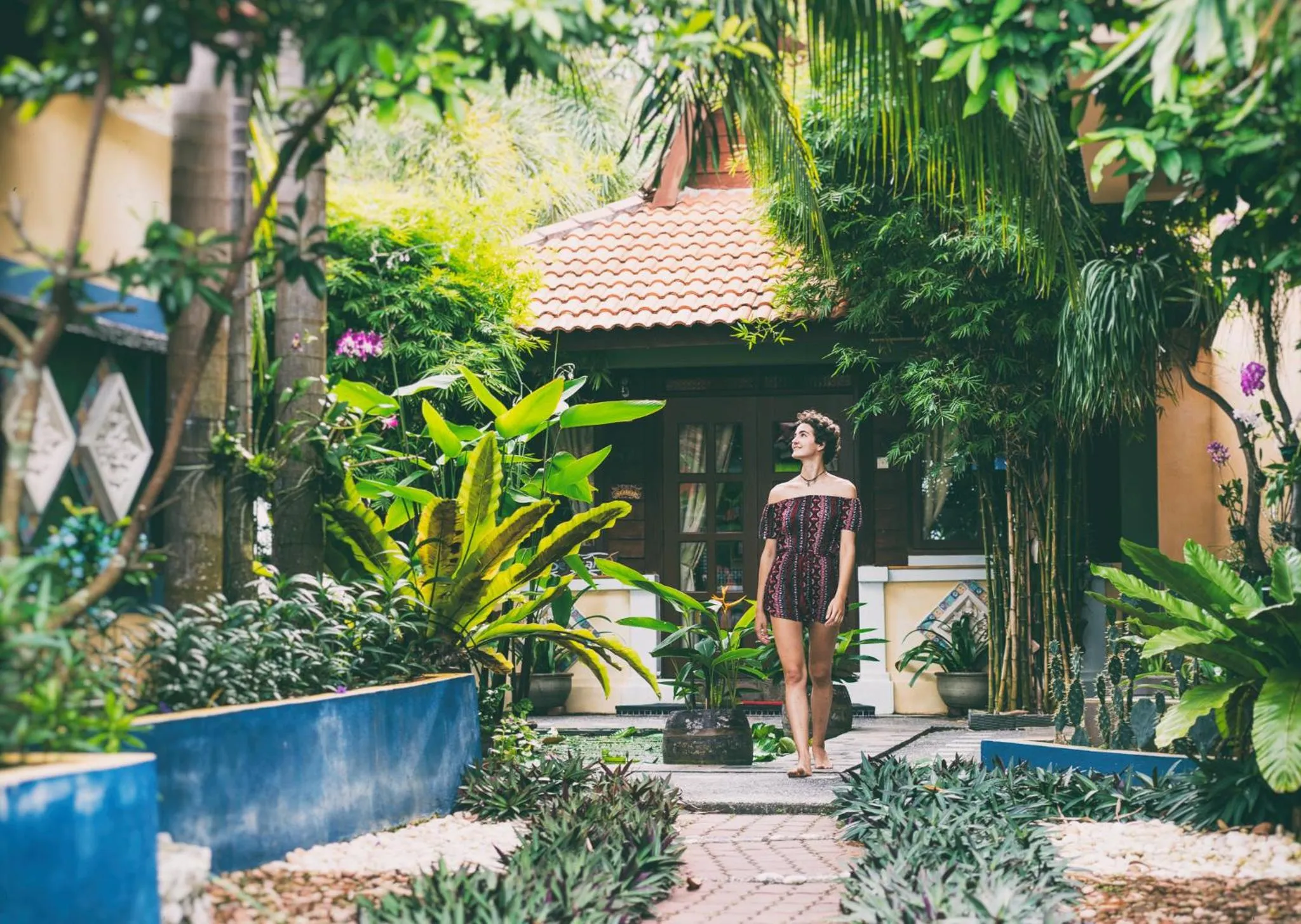 People in Lost Paradise Resort