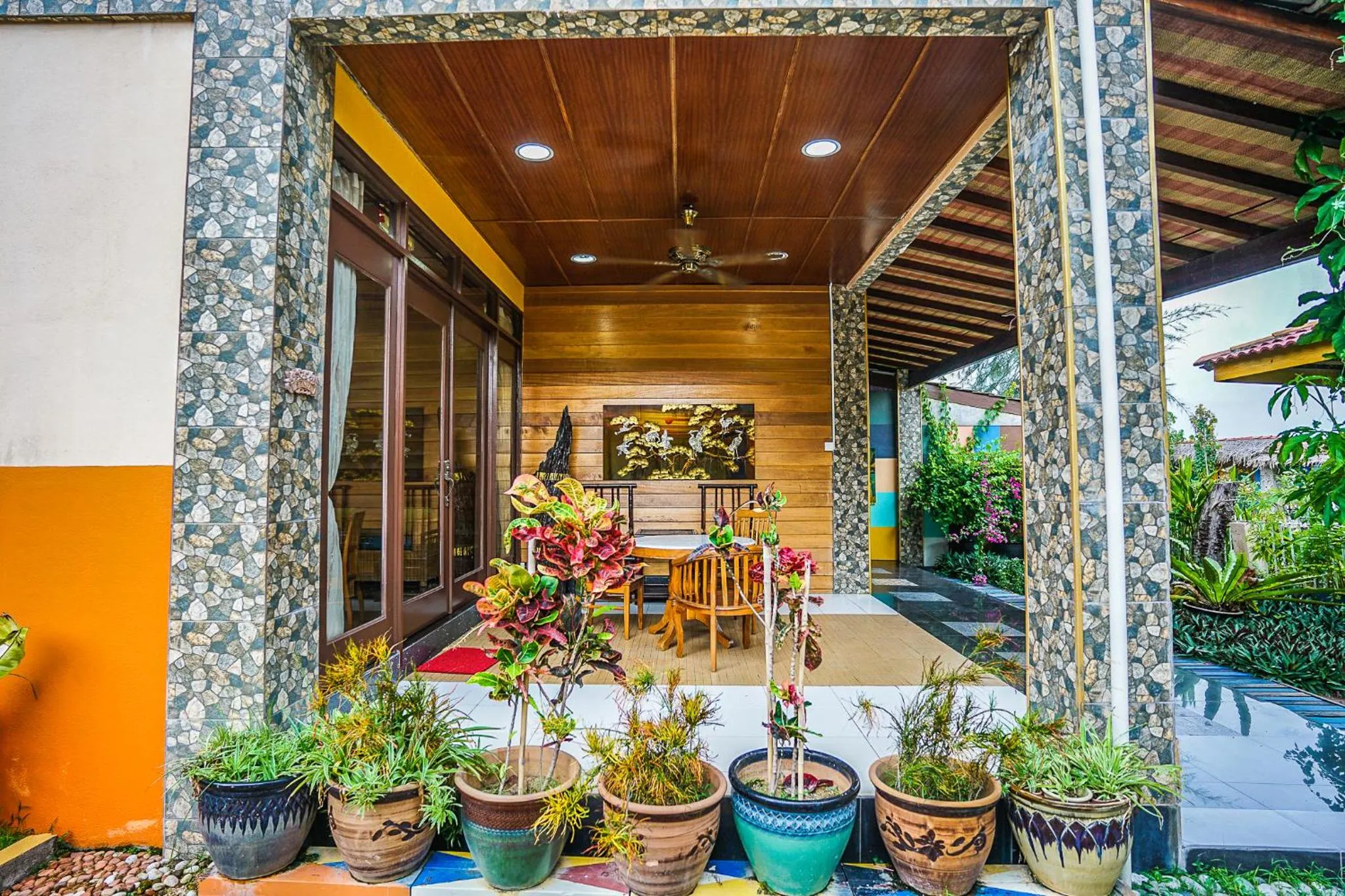 Patio in Lost Paradise Resort