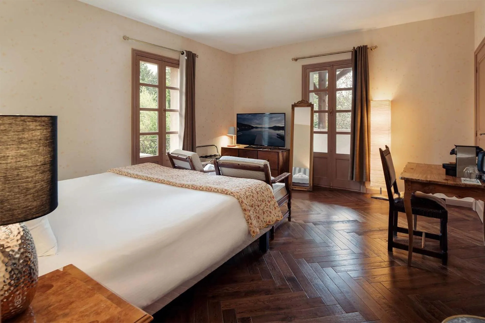 Bed in Château de Candie