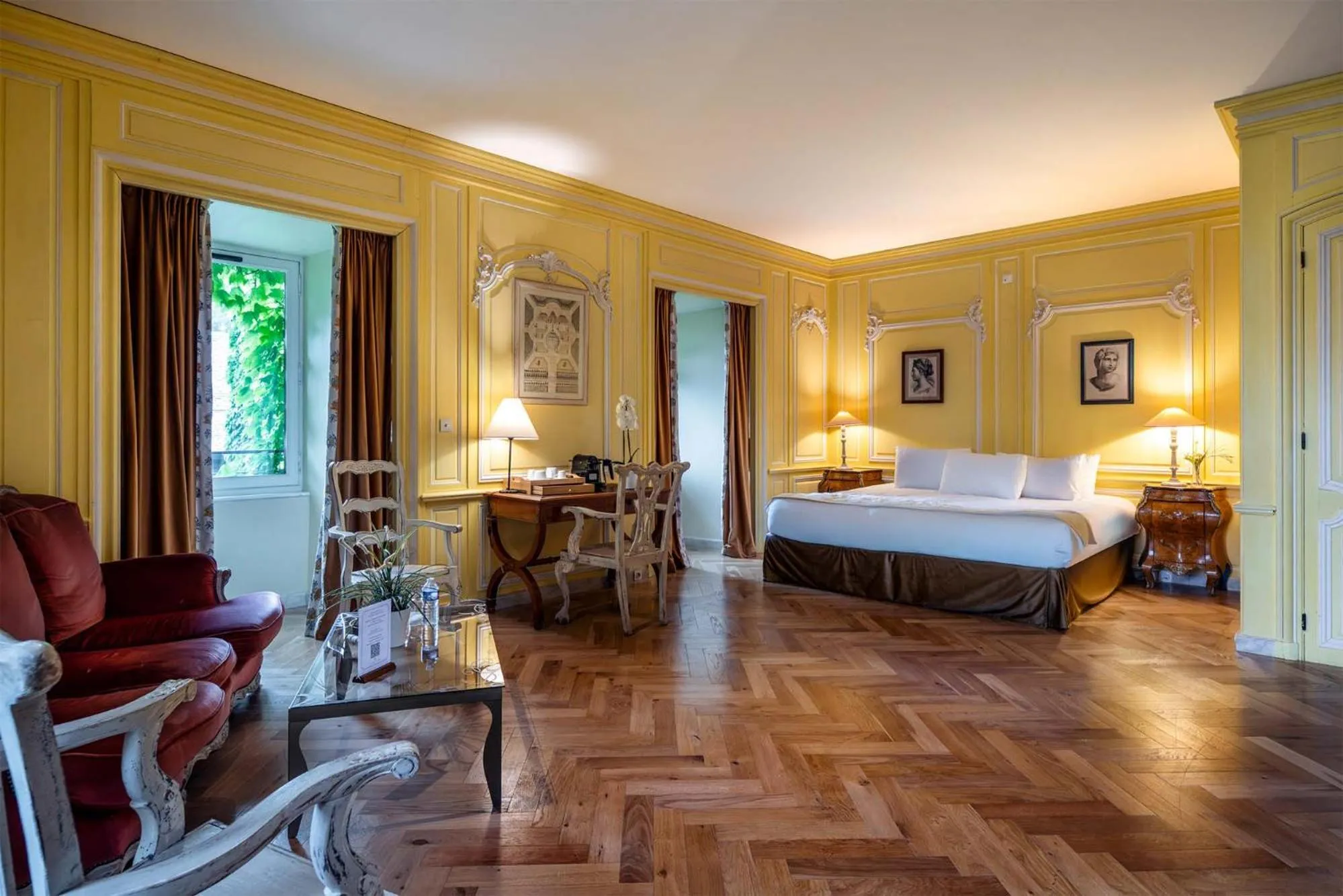 Bed in Château de Candie