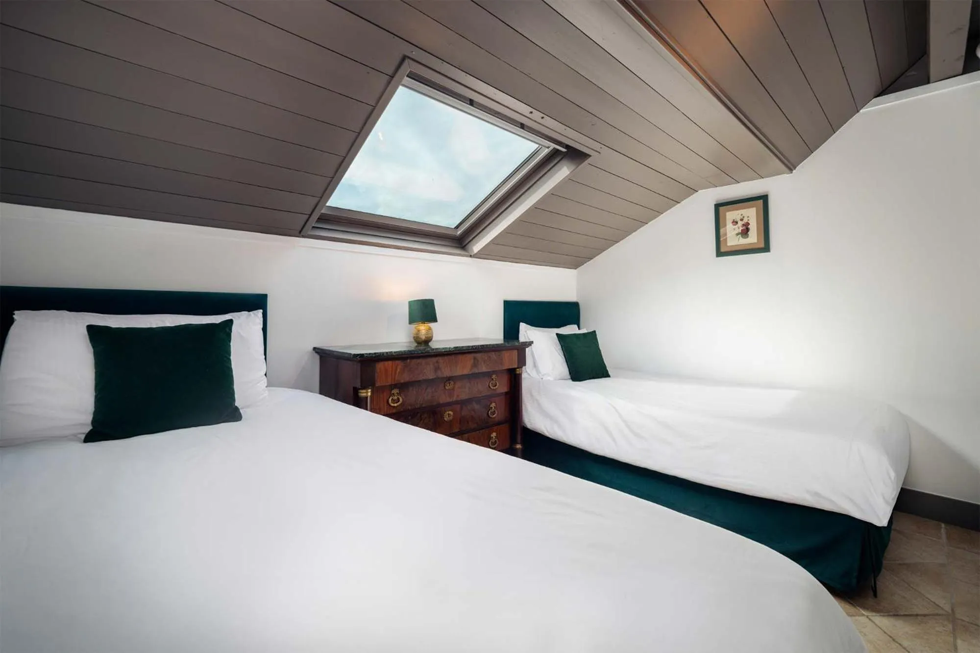 Bed in Château de Candie