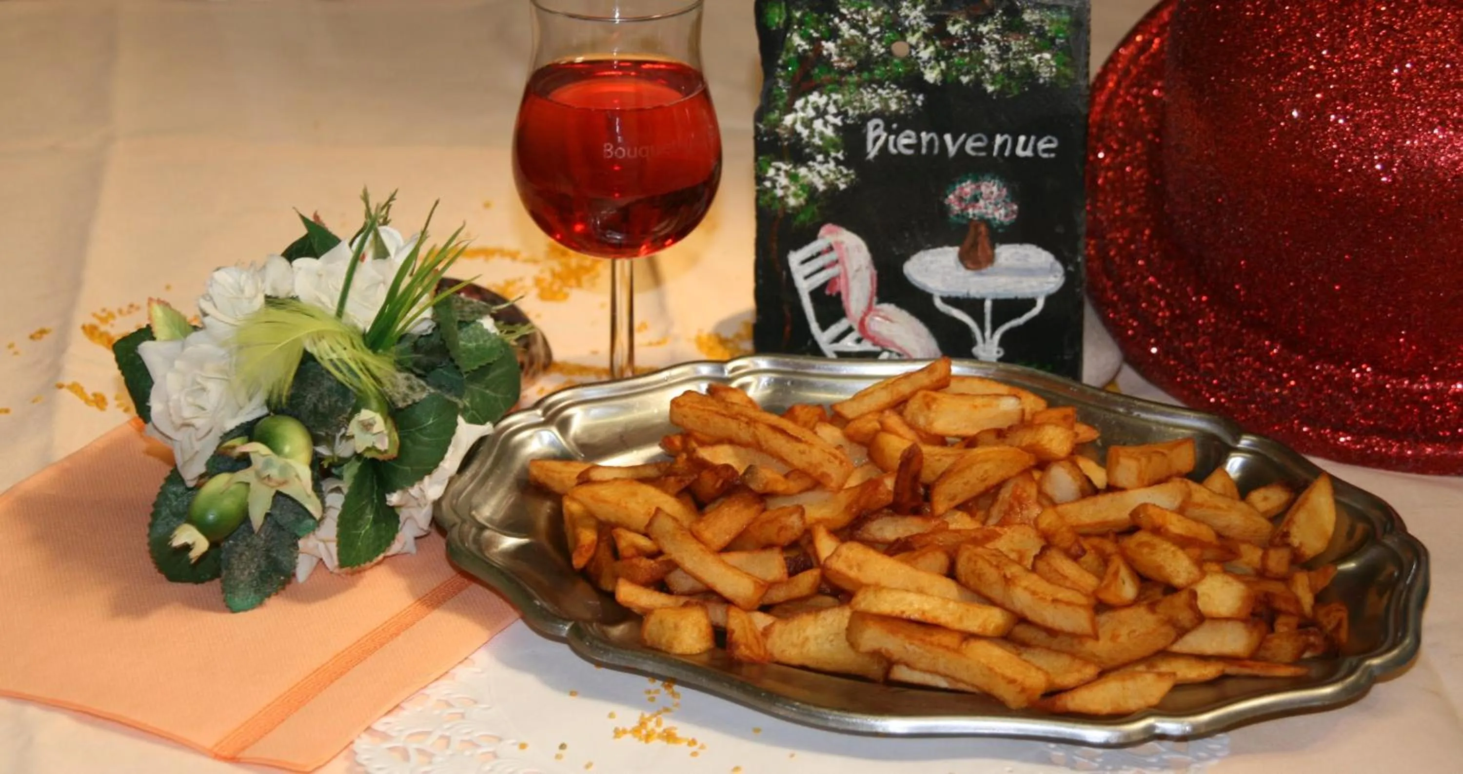 Food close-up in Restaurant & Chambres d'Hôtes L'Eau Vive