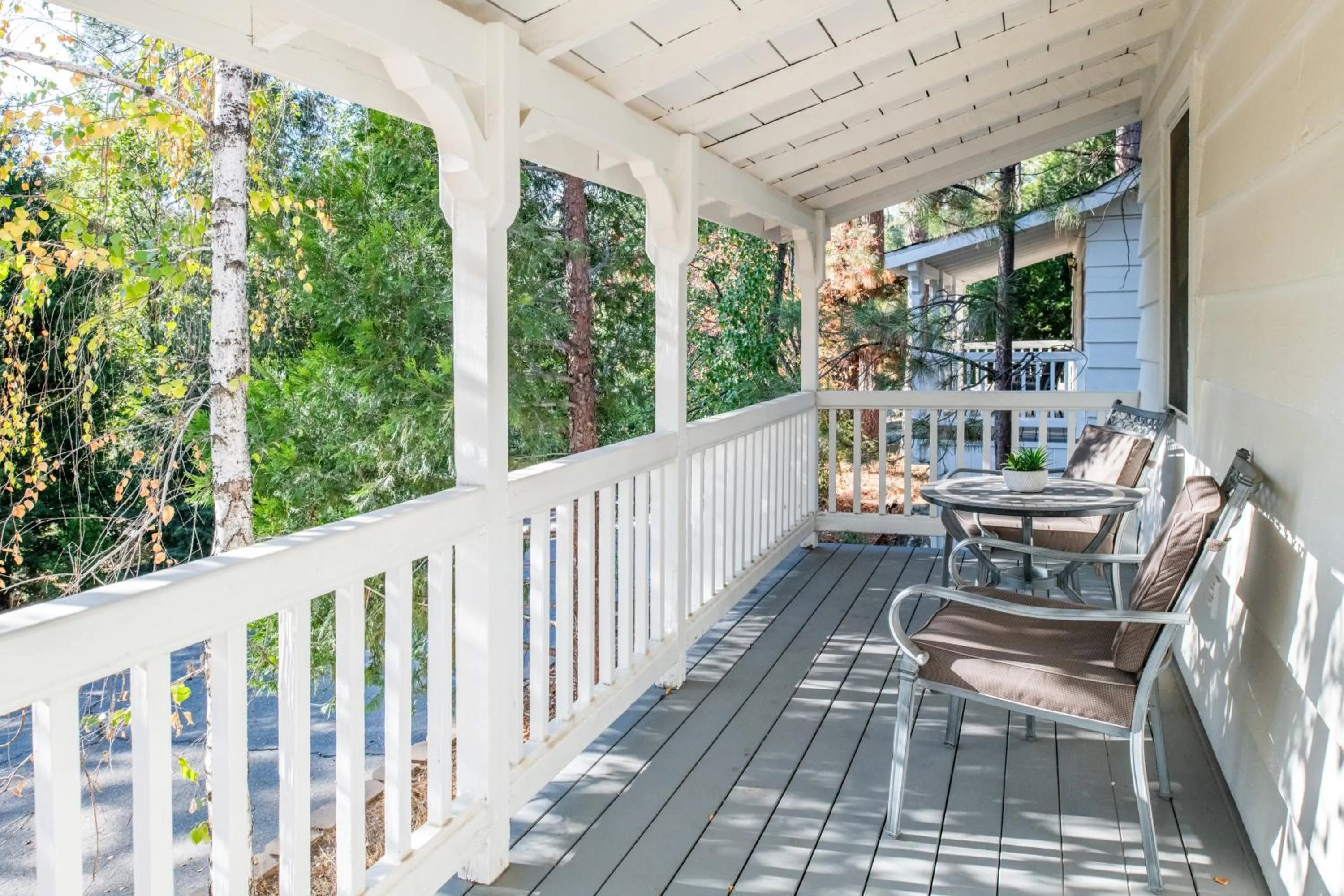 Patio in Inn at Sugar Pine Ranch