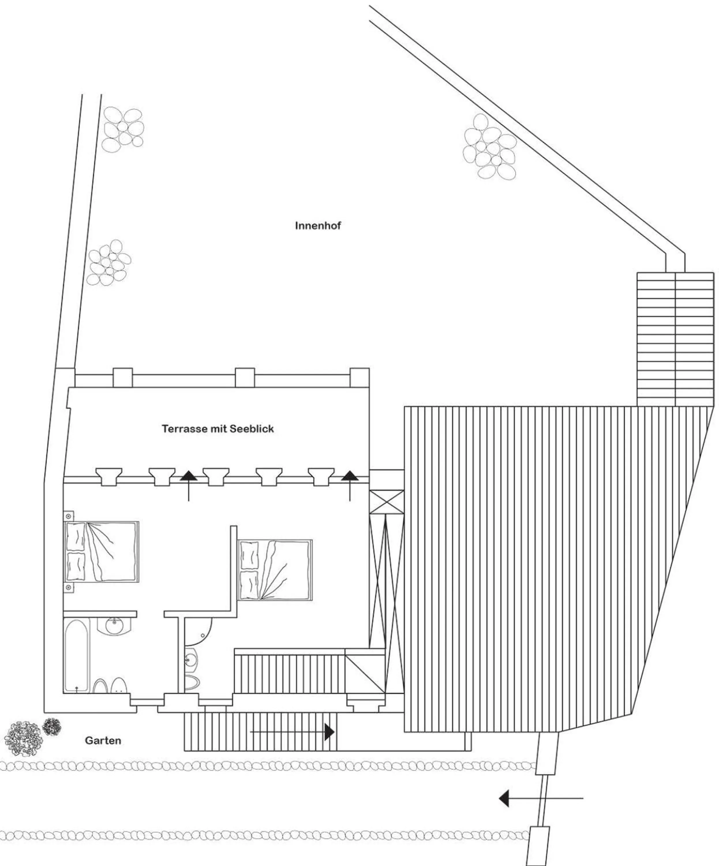 Bedroom in Il Chiostrino