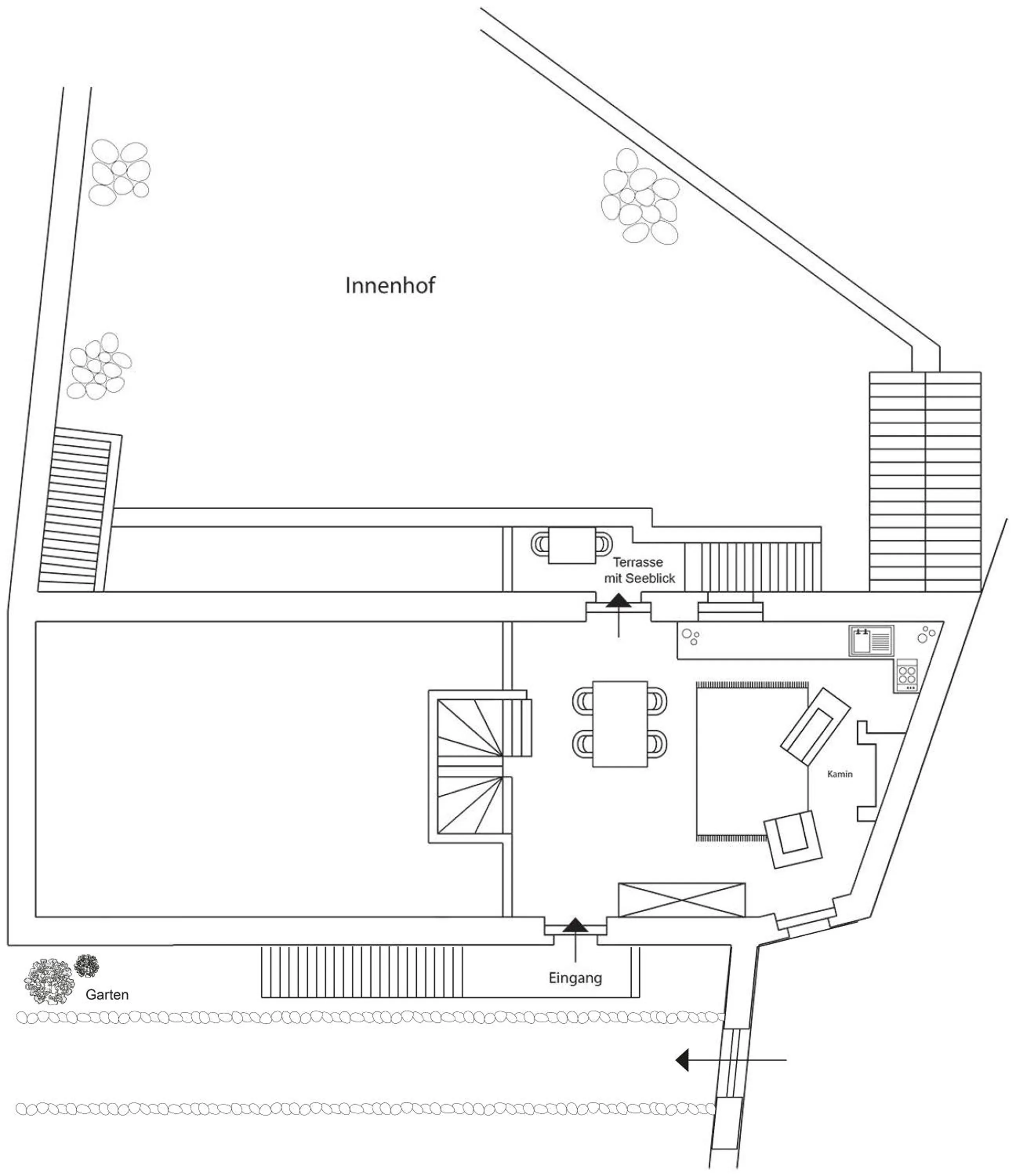 Living room in Il Chiostrino