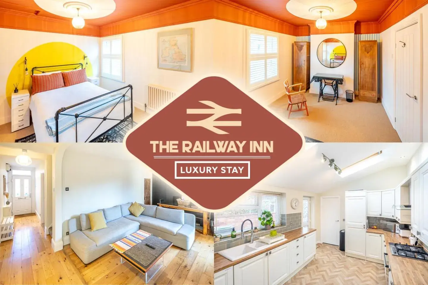The Railway Inn MK - Victorian 3-Bedroom Home with Sauna, Jacuzzi Bath, FAST WI-FI & Free Parking The Railway Inn MK - Victorian 3-Bedroom Home with Sauna, Jacuzzi Bath, FAST WI-FI & Free Parking