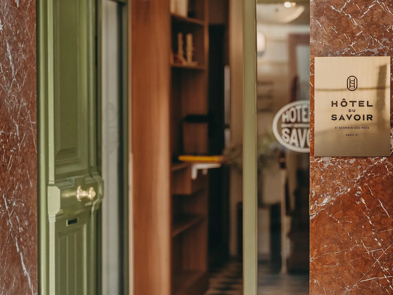 Lobby or reception in Hôtel du Savoir